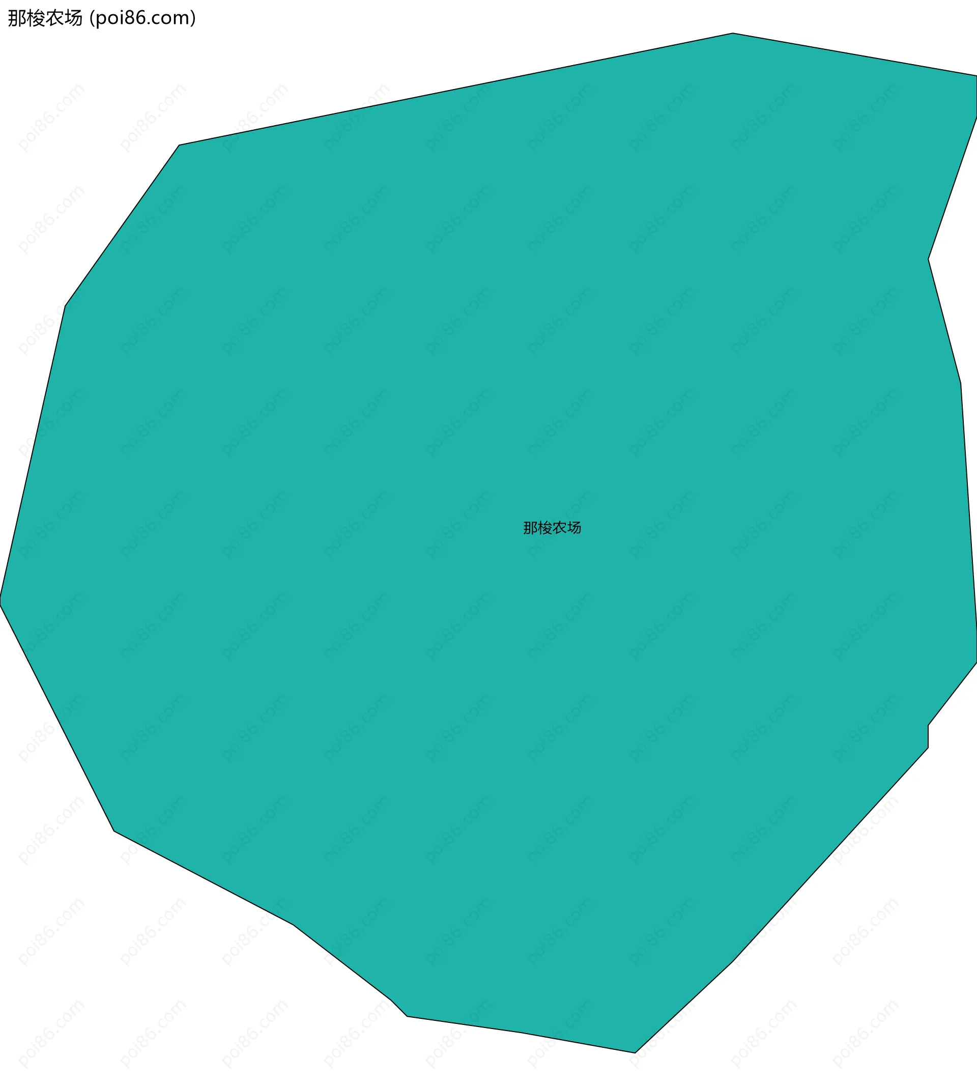 那梭农场边界地图