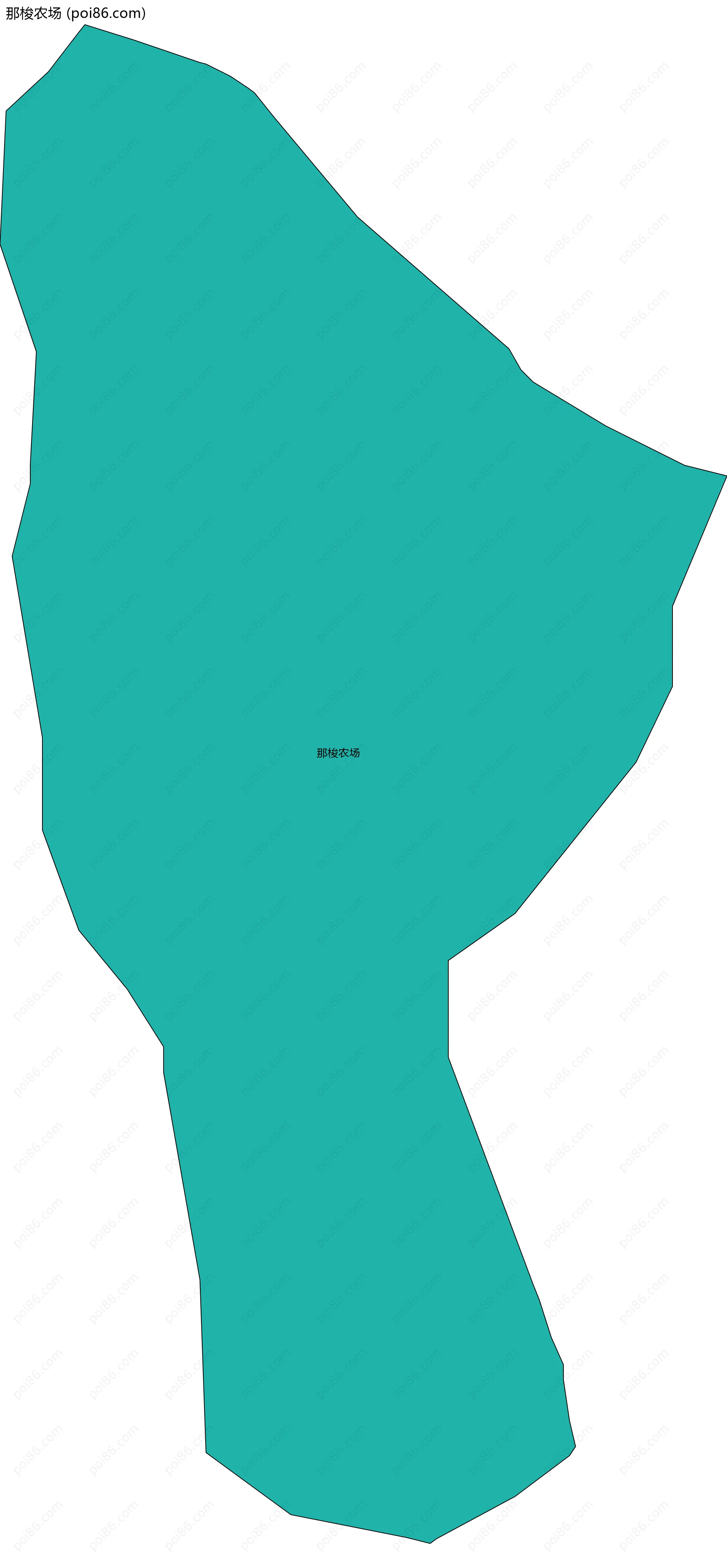 那梭农场边界地图