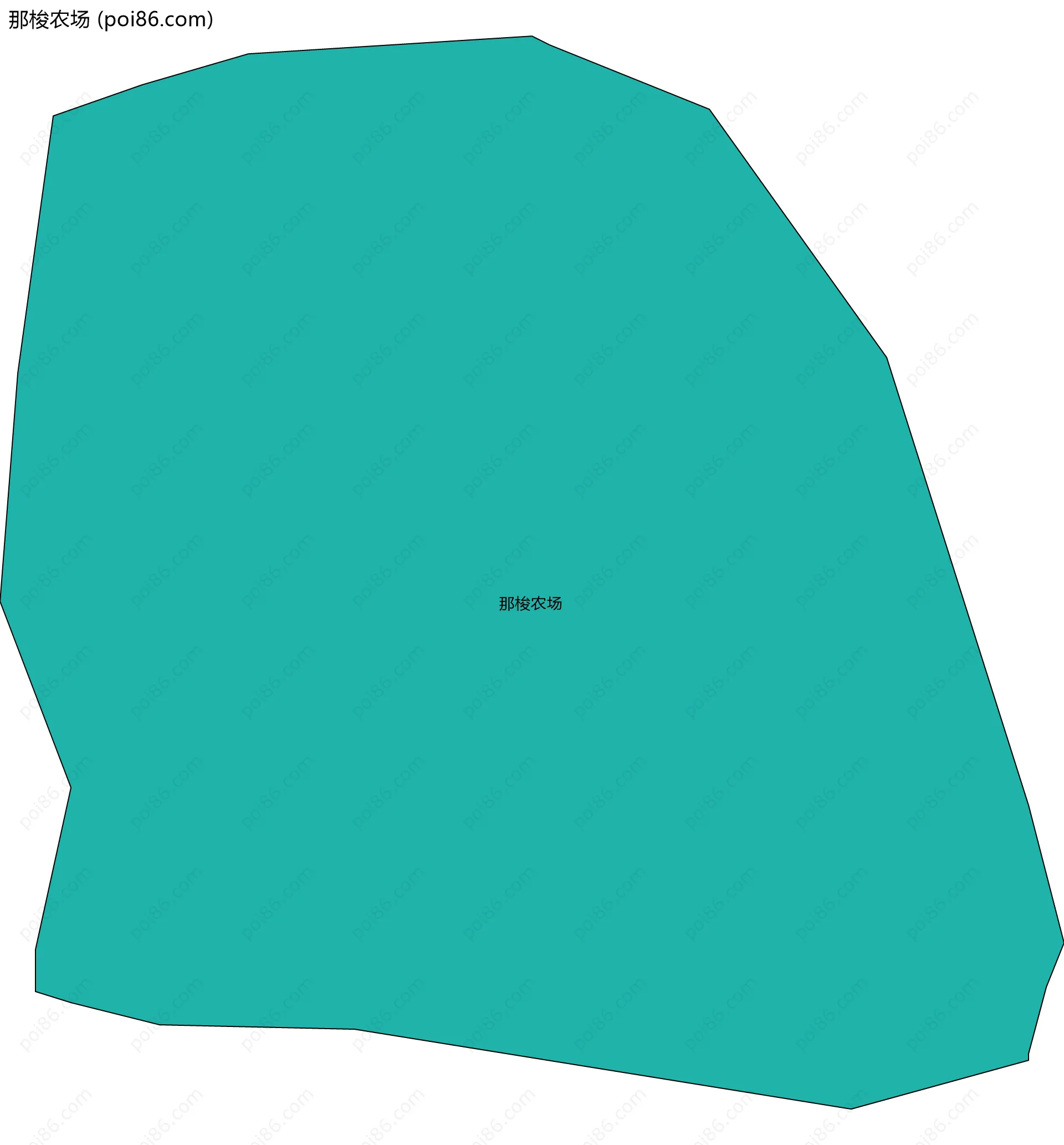 那梭农场边界地图