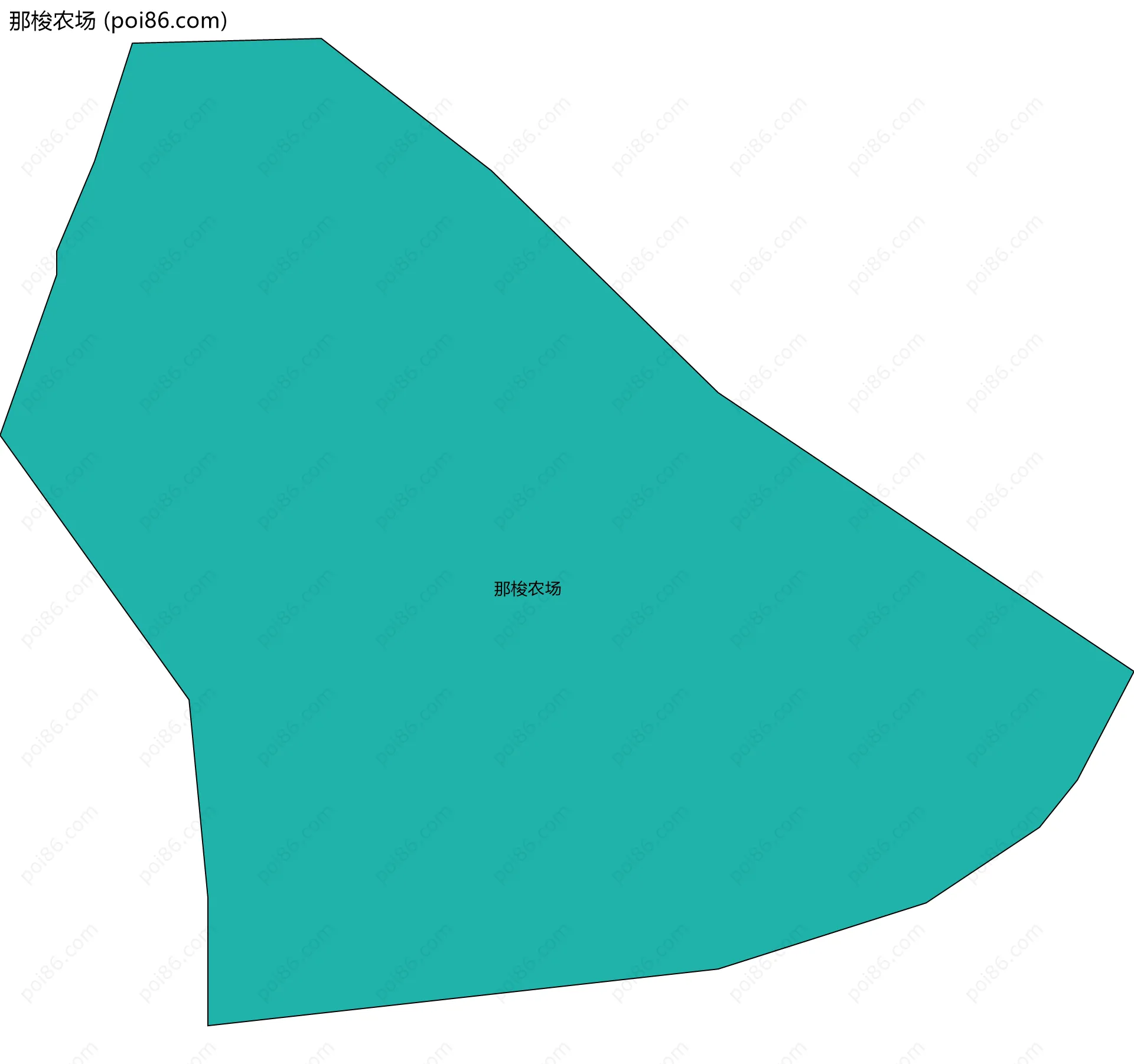 那梭农场边界地图