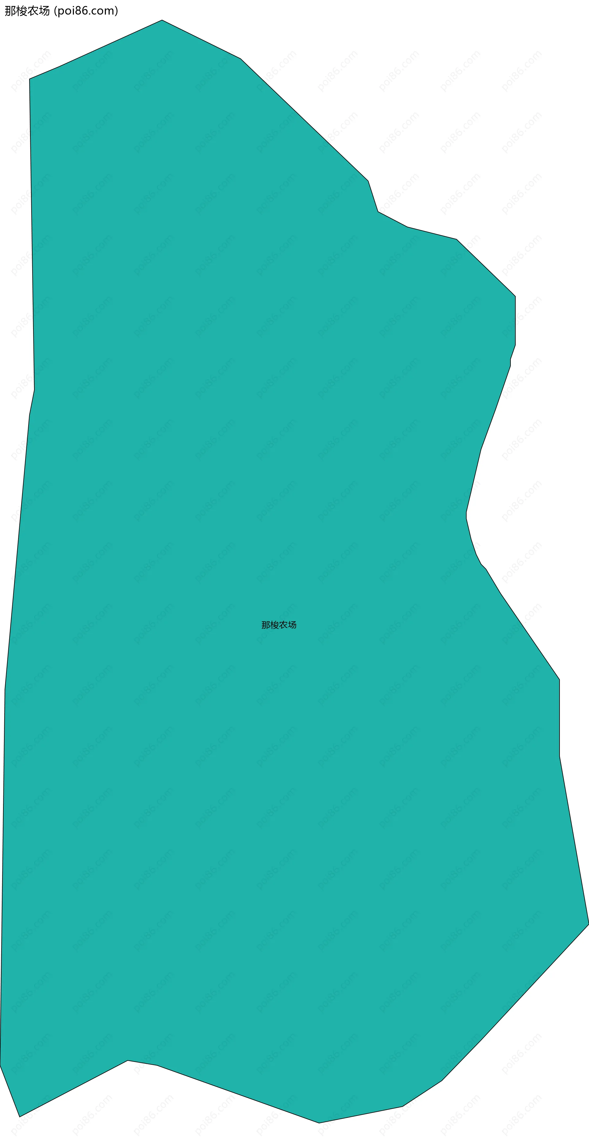 那梭农场边界地图