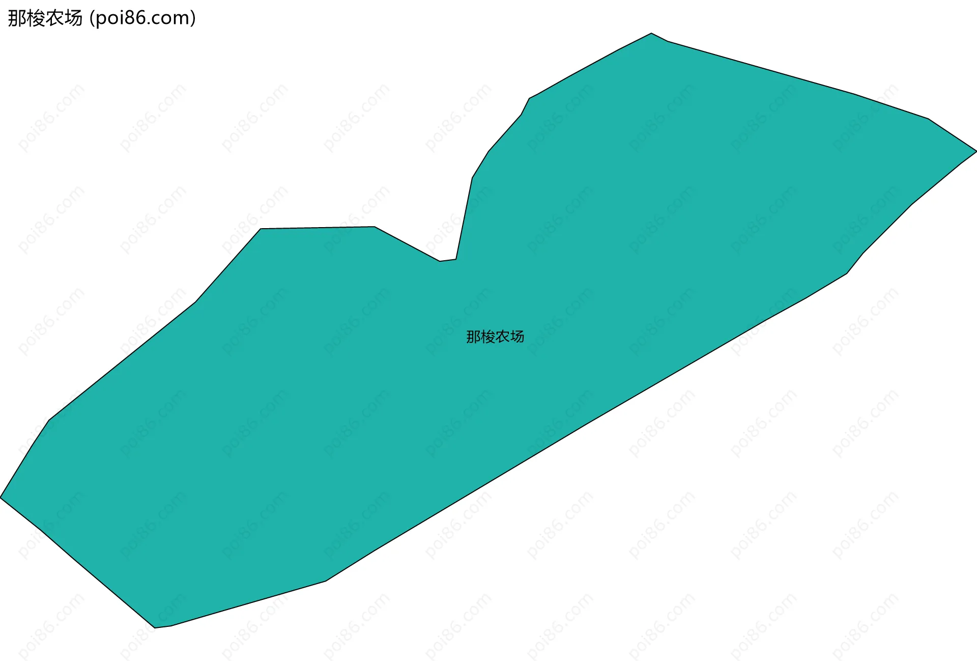 那梭农场边界地图