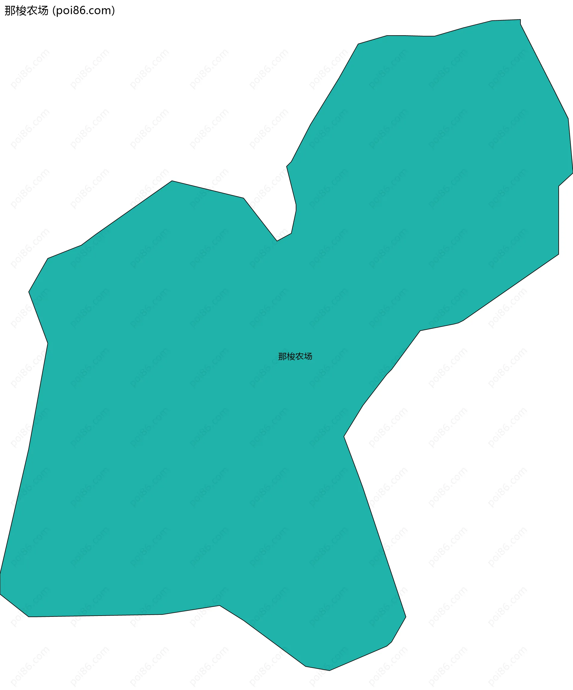 那梭农场边界地图