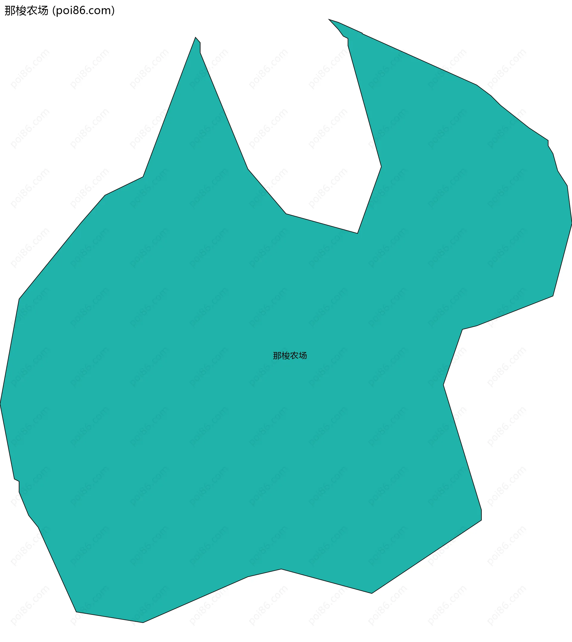 那梭农场边界地图