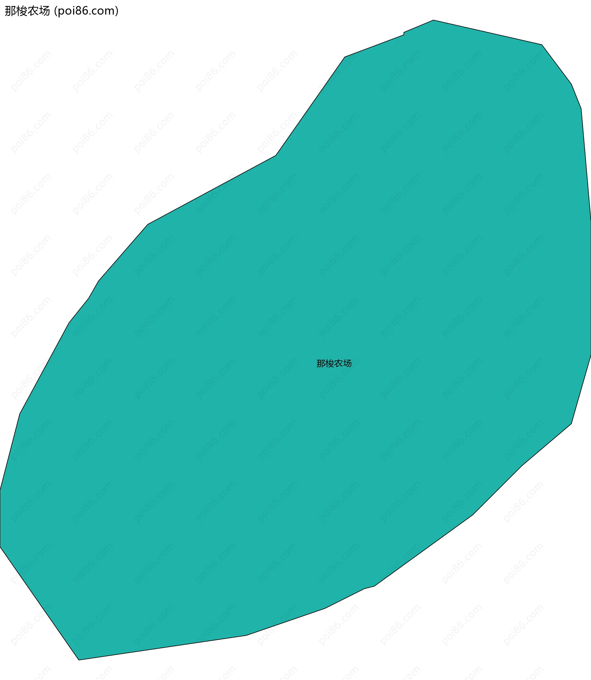 那梭农场边界地图