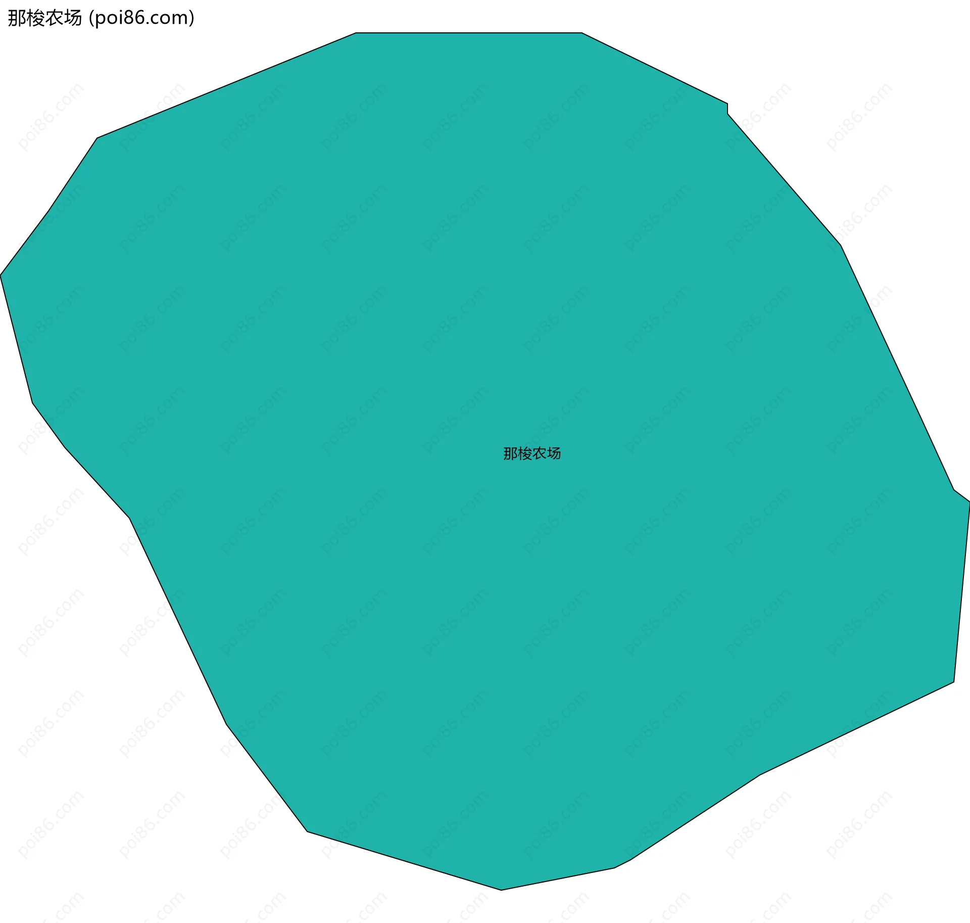 那梭农场边界地图