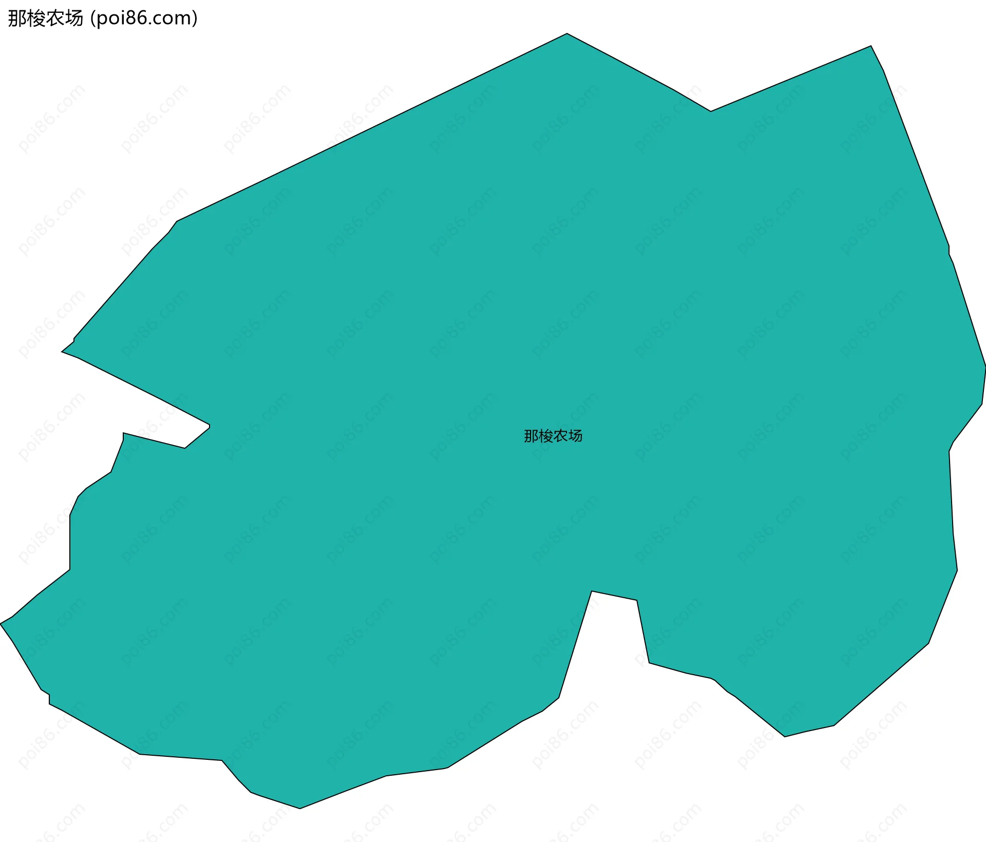 那梭农场边界地图