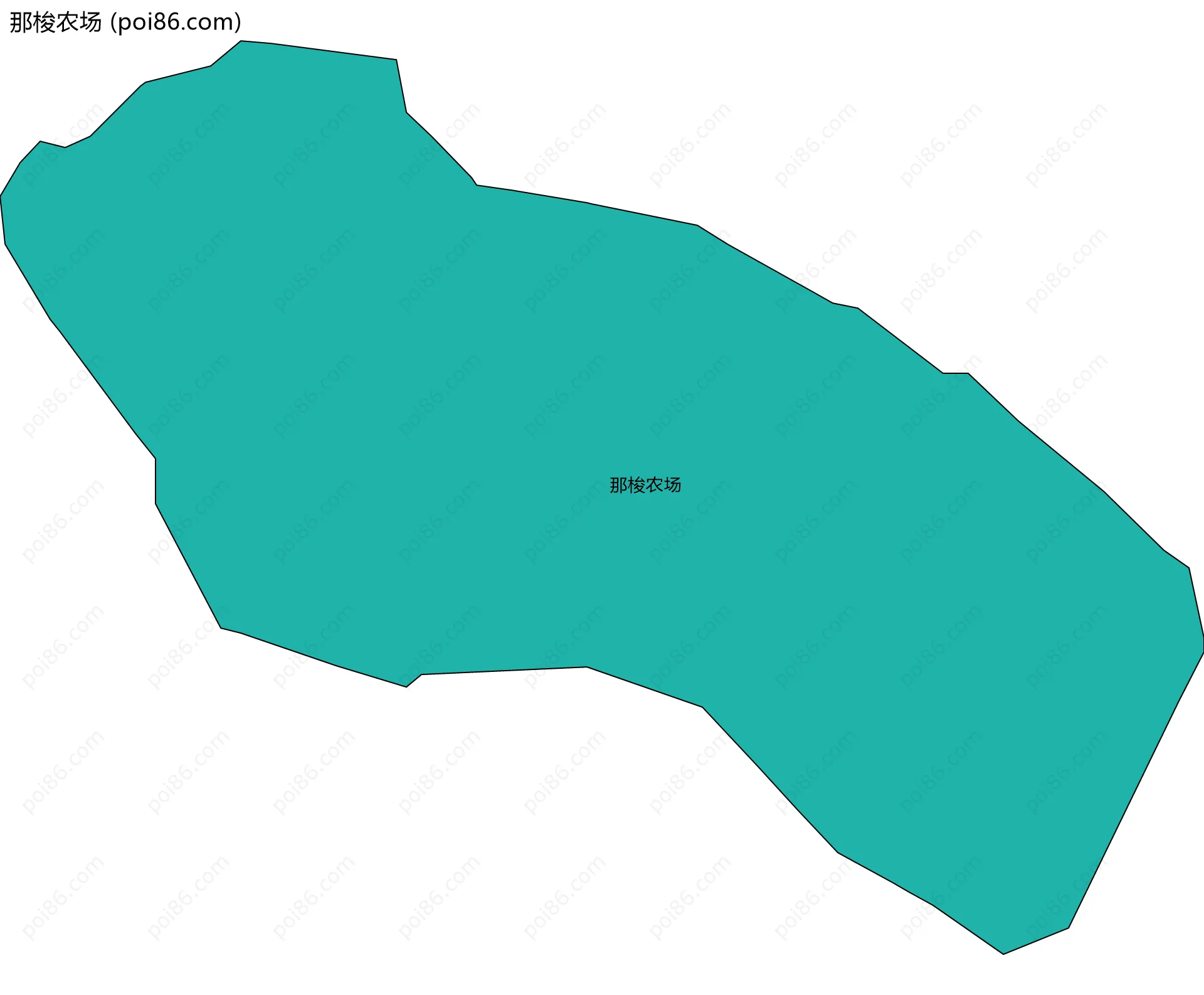那梭农场边界地图