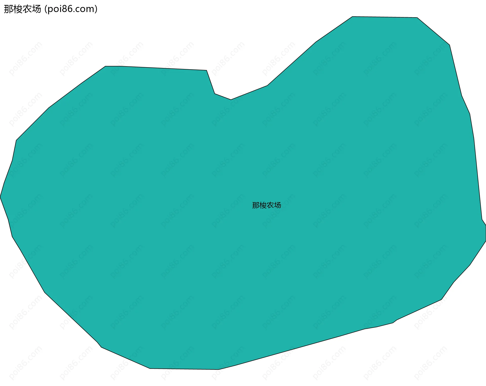 那梭农场边界地图