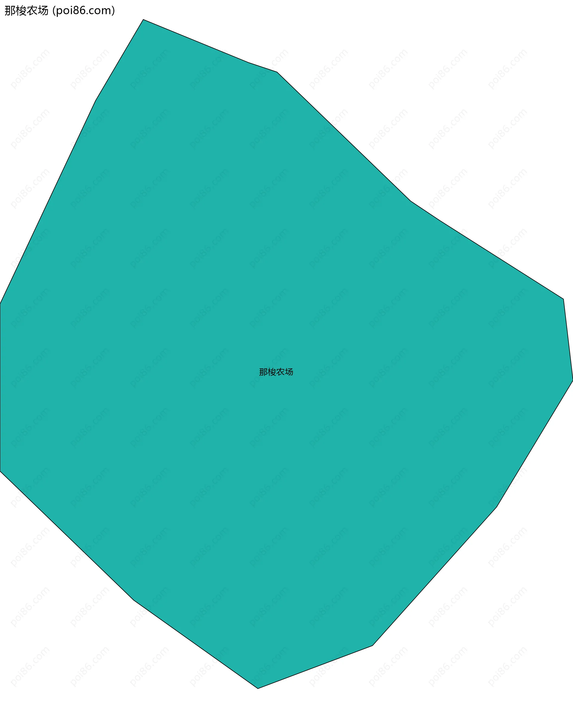 那梭农场边界地图