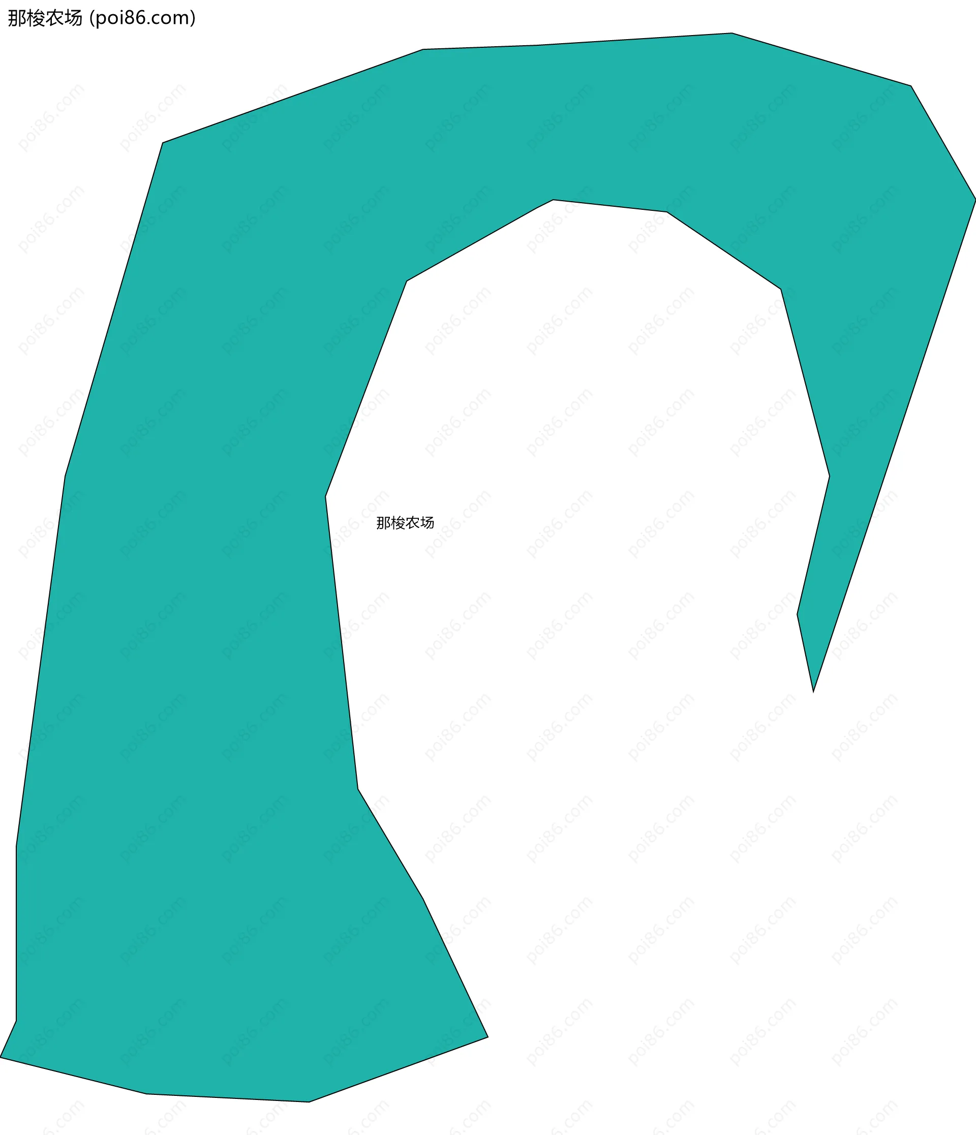 那梭农场边界地图