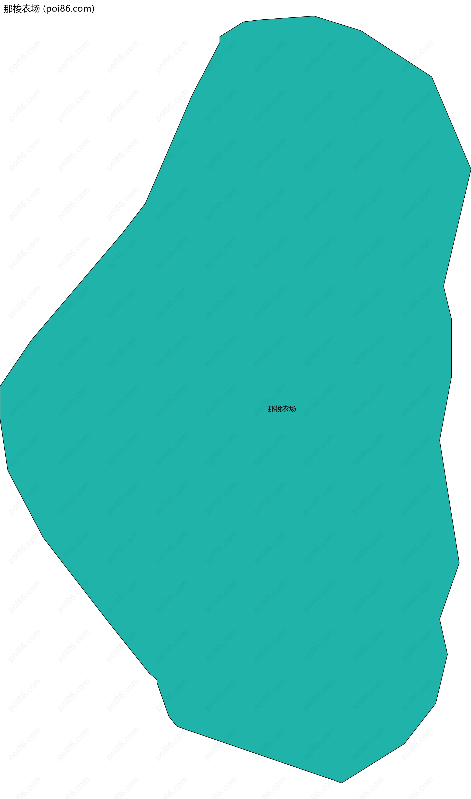 那梭农场边界地图