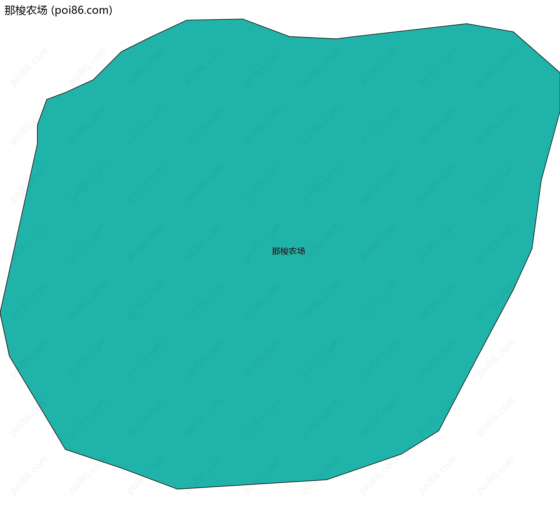 那梭农场边界地图