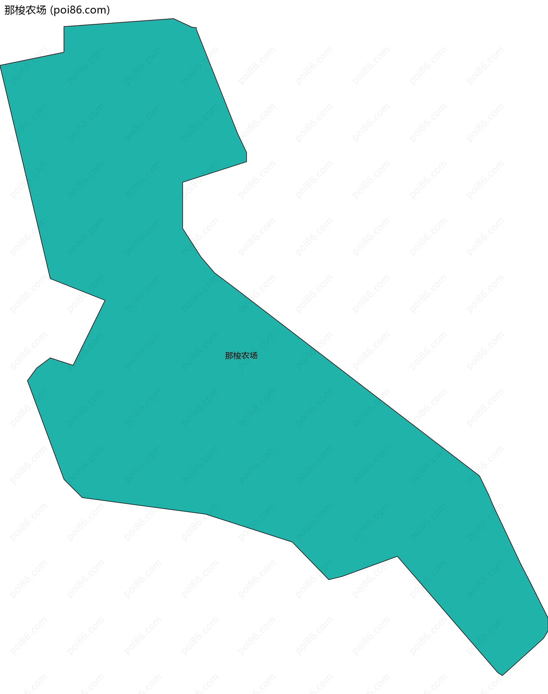 那梭农场边界地图