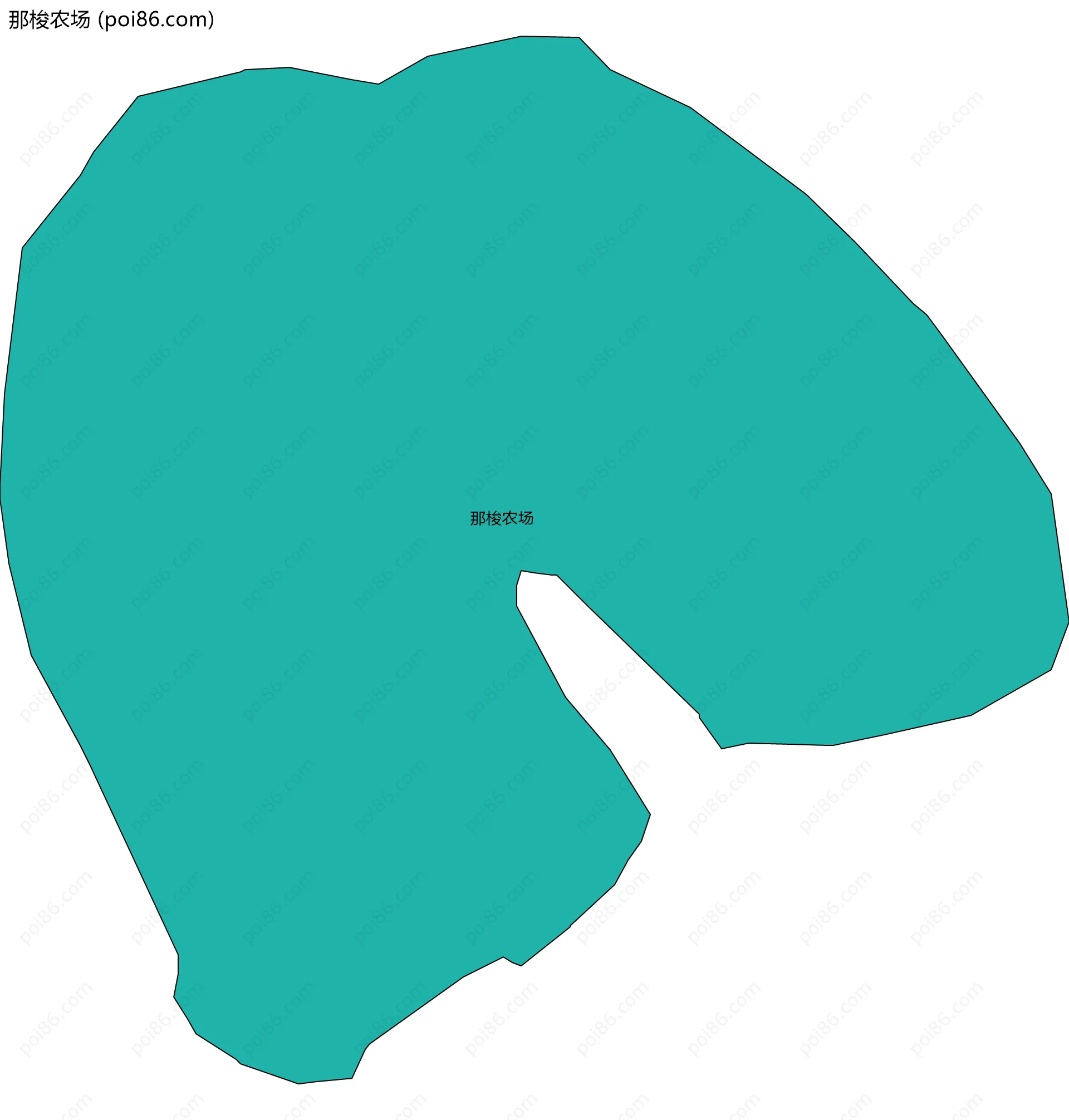 那梭农场边界地图