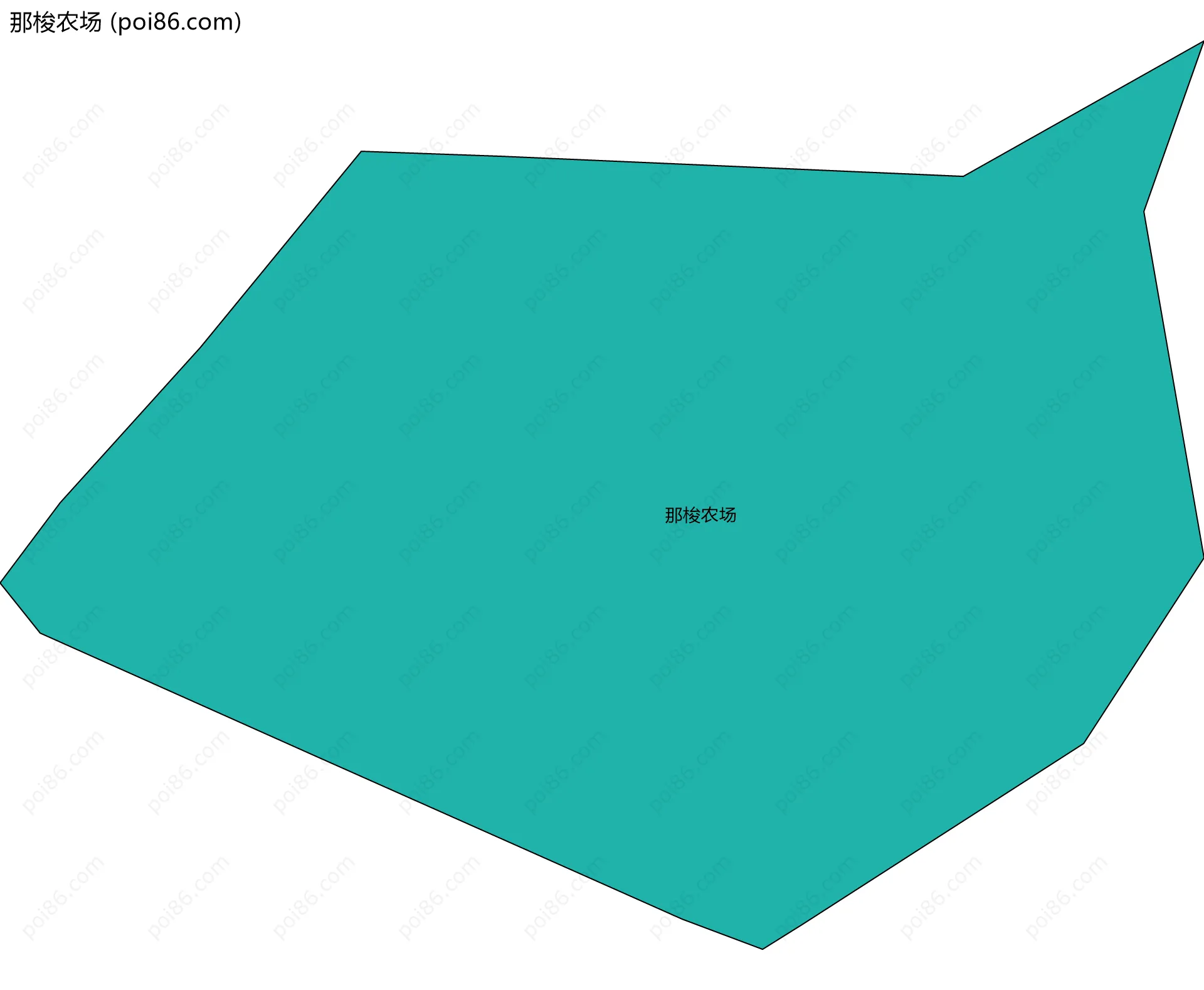 那梭农场边界地图