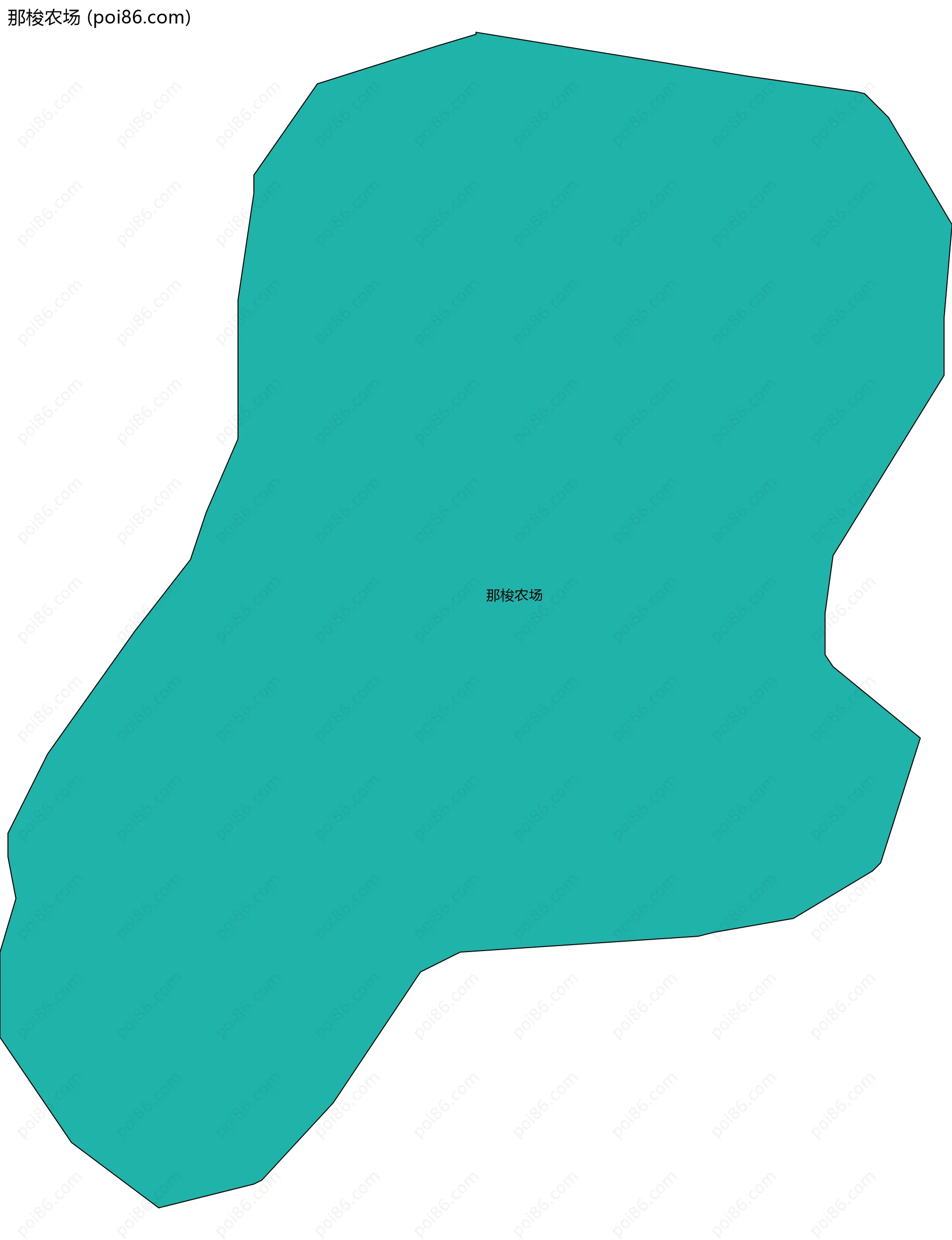 那梭农场边界地图