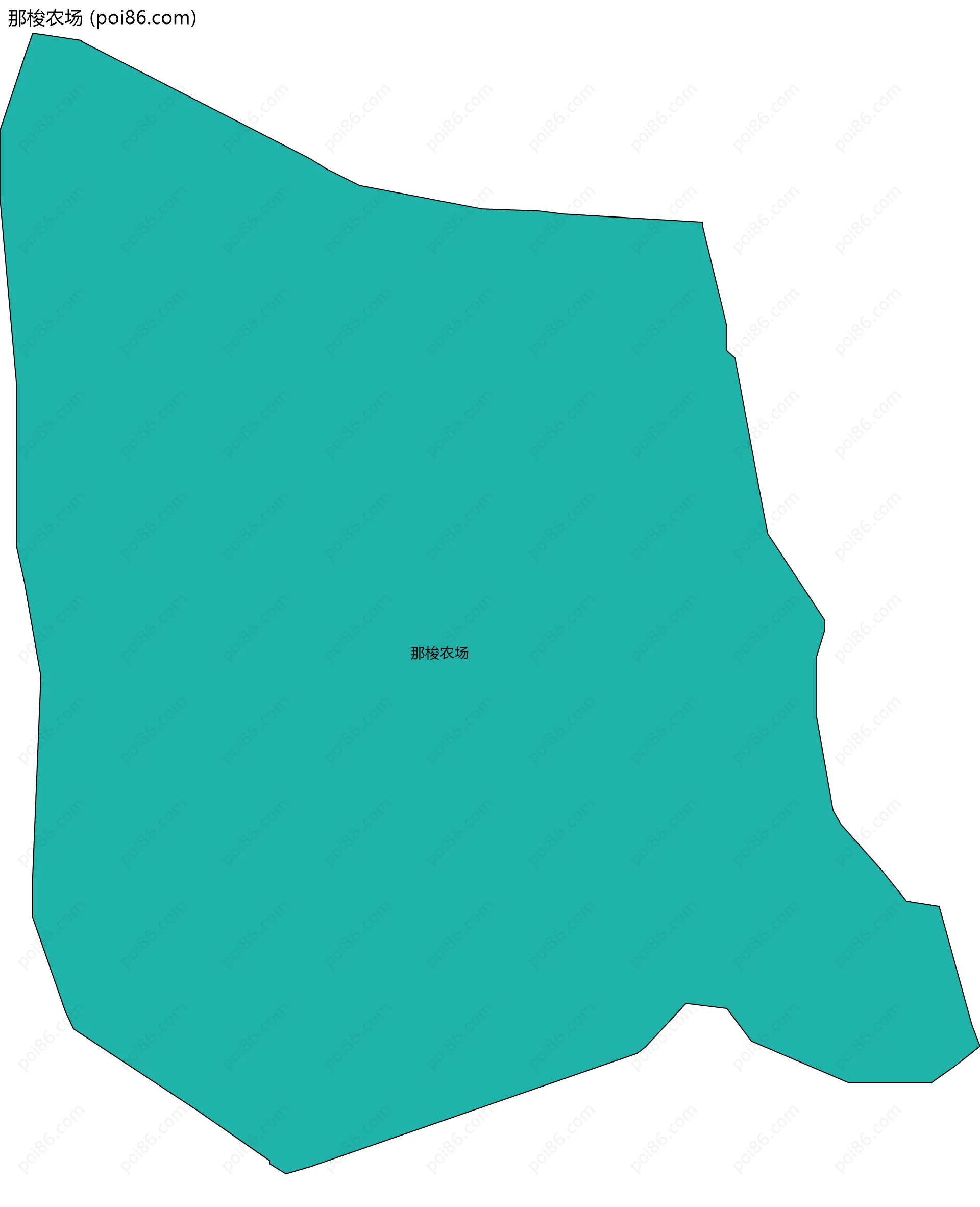 那梭农场边界地图