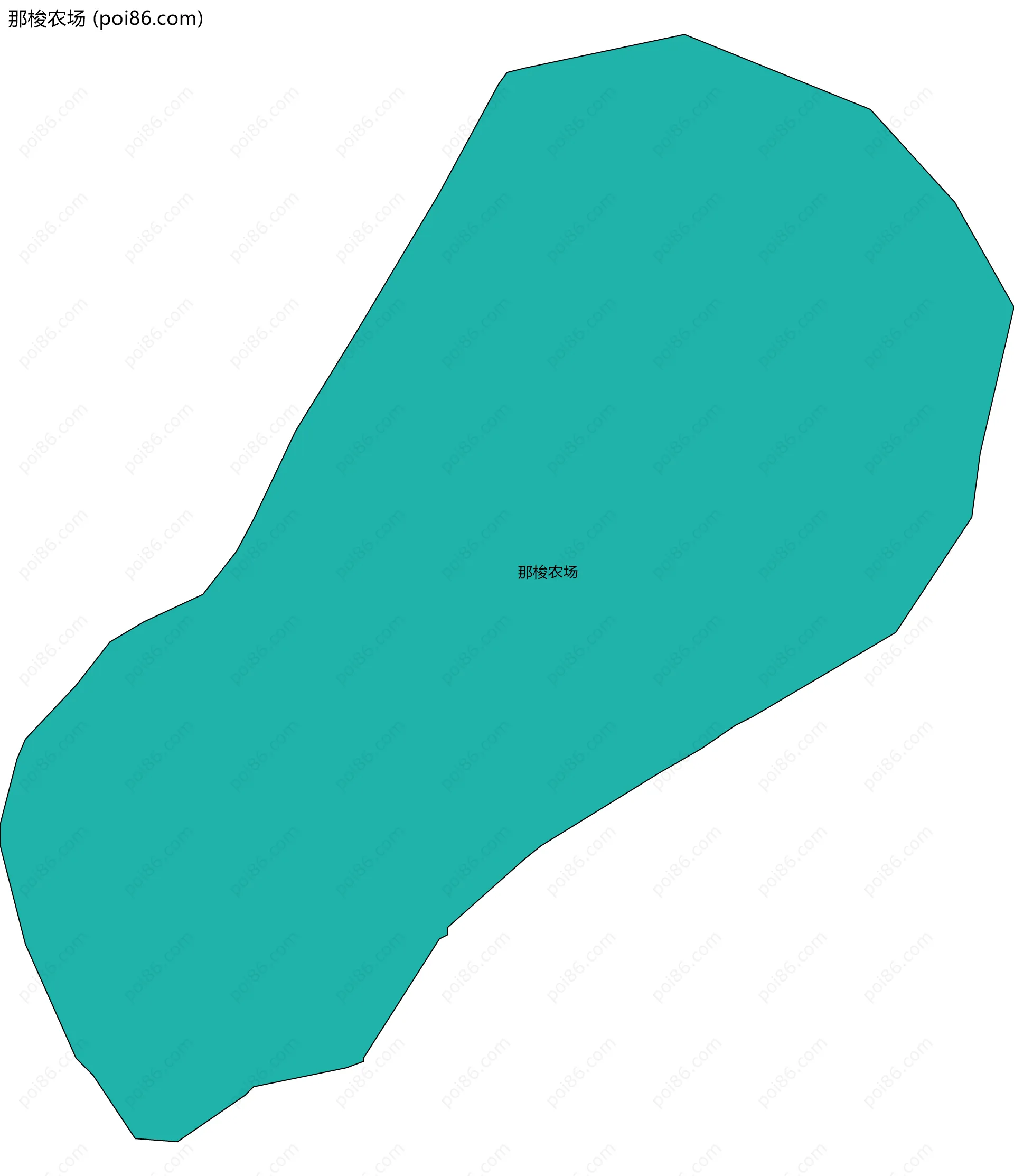 那梭农场边界地图