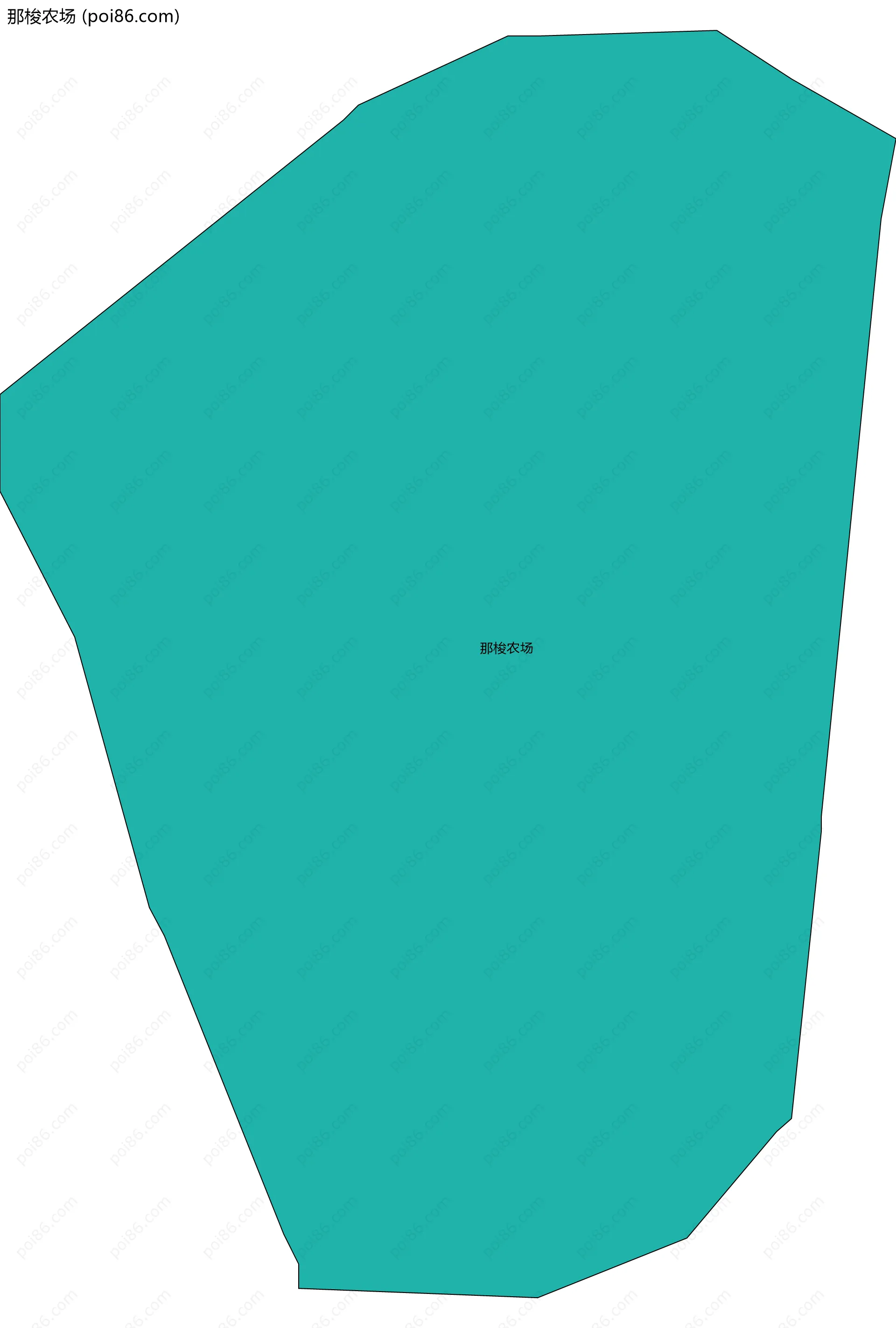 那梭农场边界地图