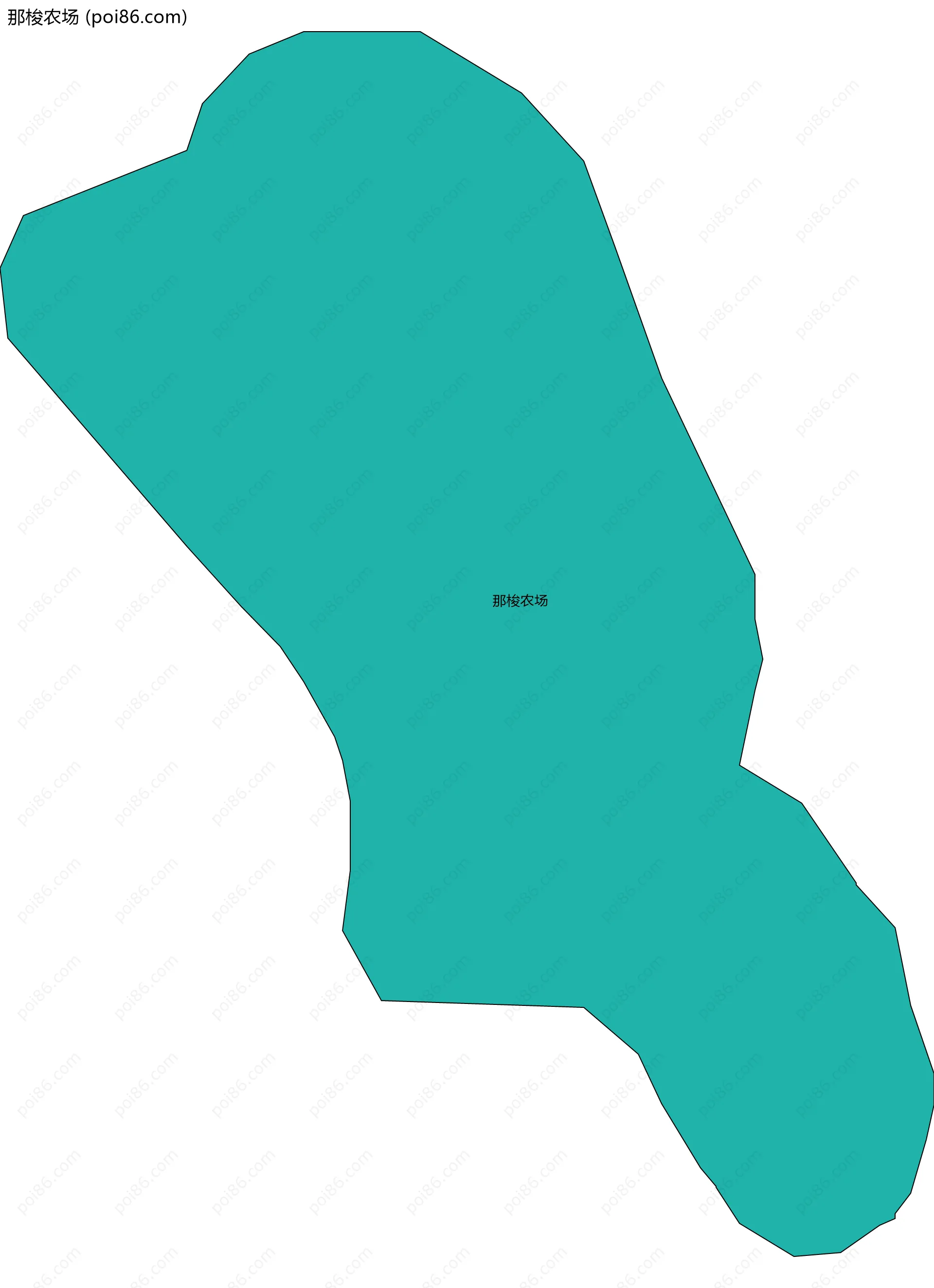 那梭农场边界地图