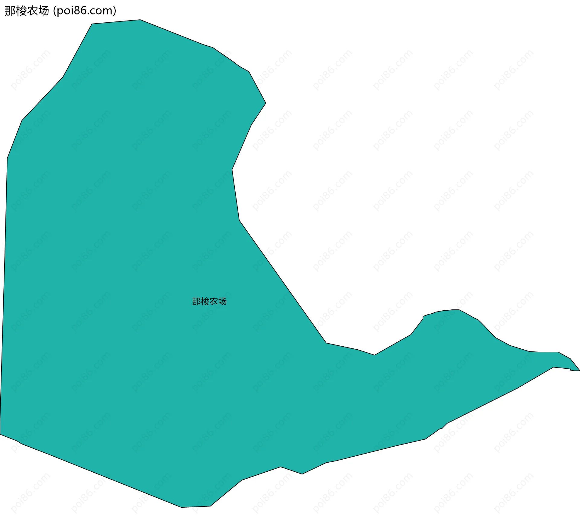那梭农场边界地图