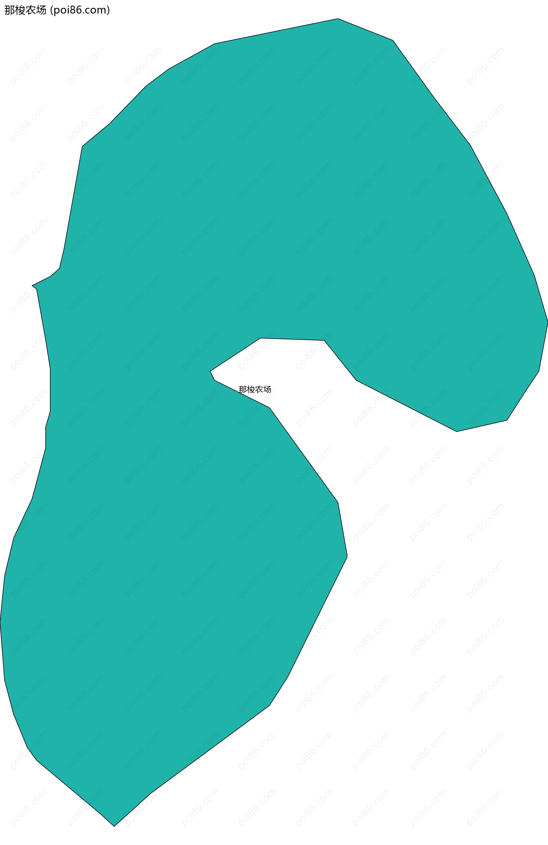 那梭农场边界地图