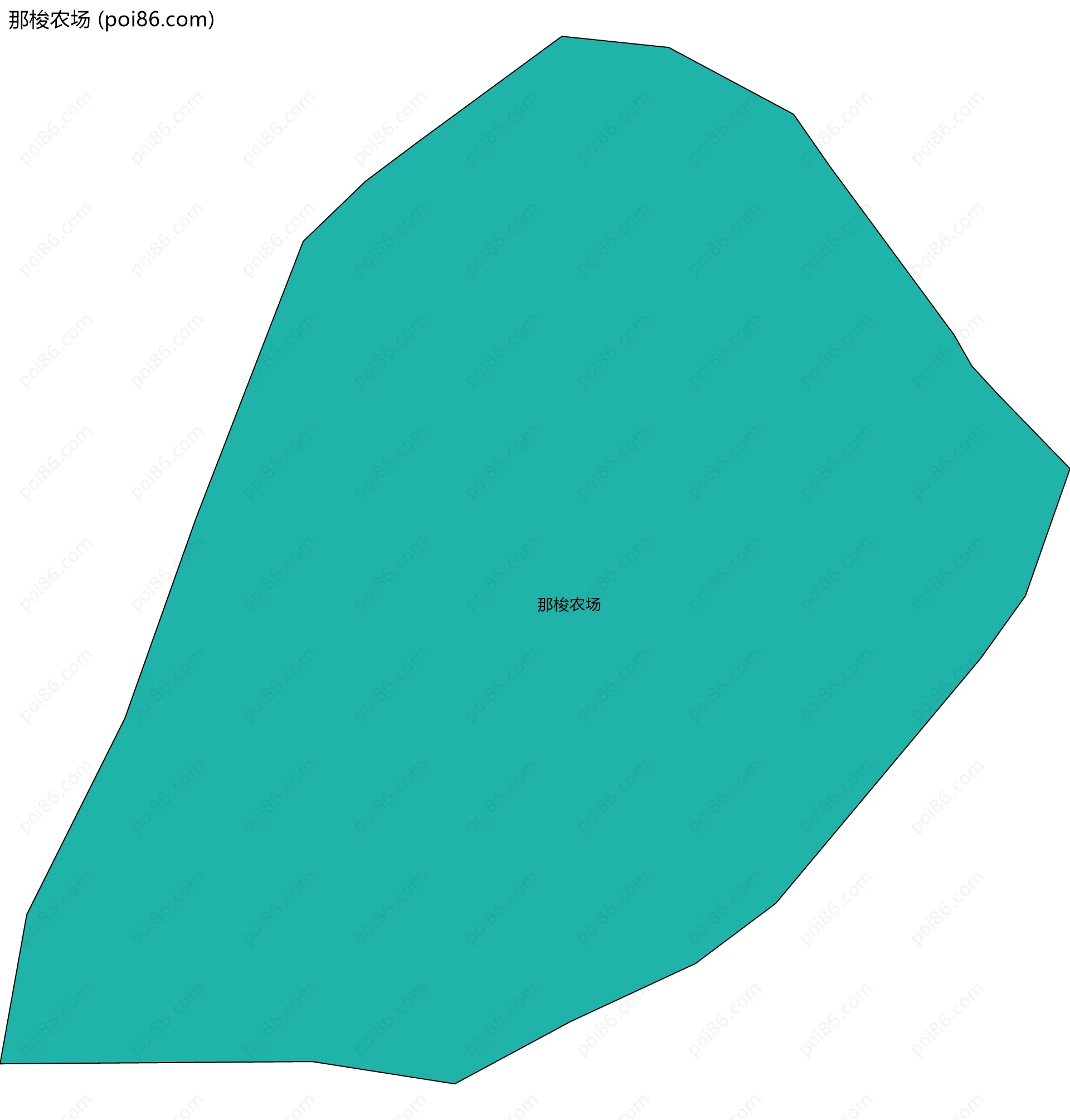 那梭农场边界地图