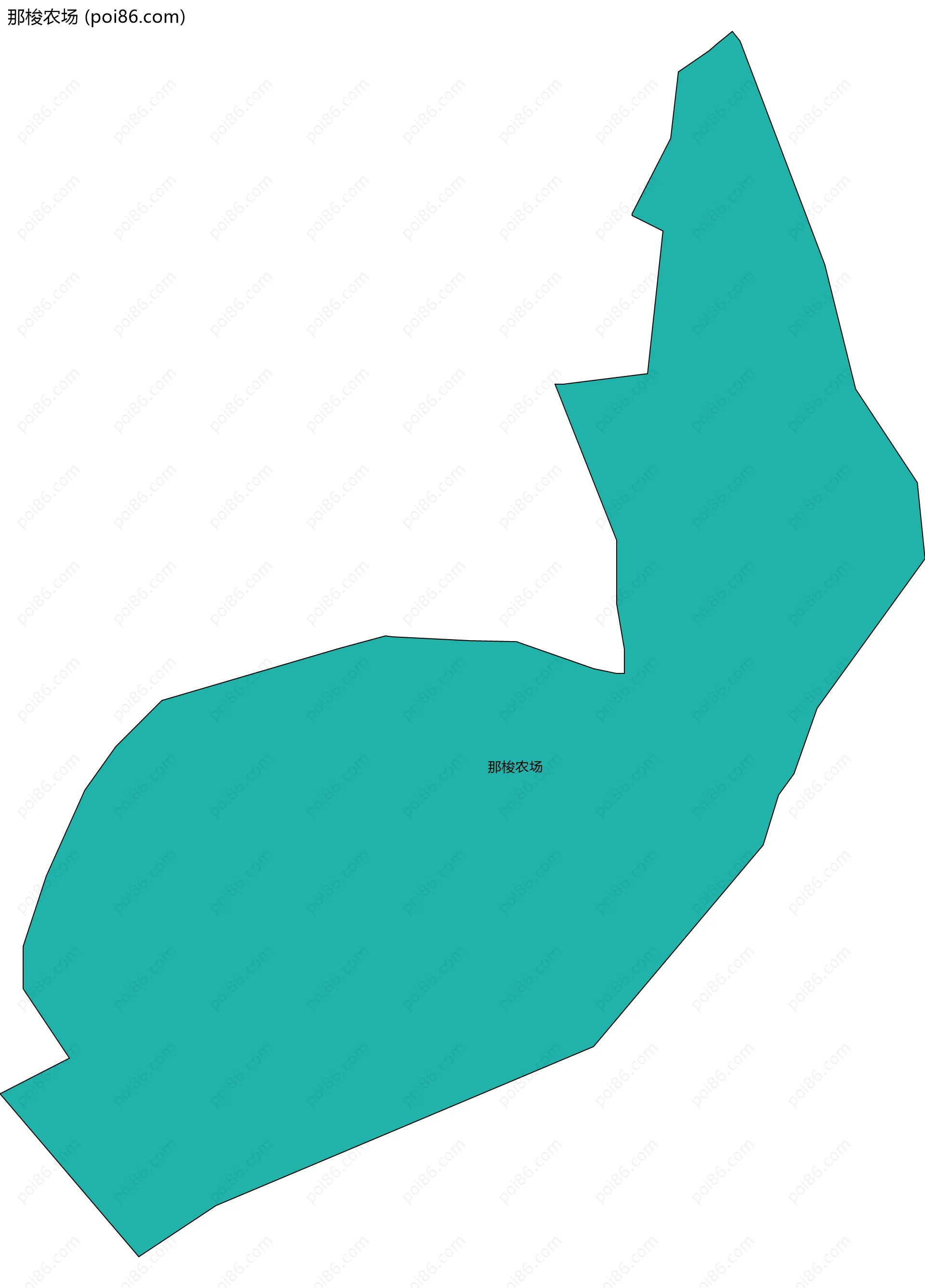 那梭农场边界地图