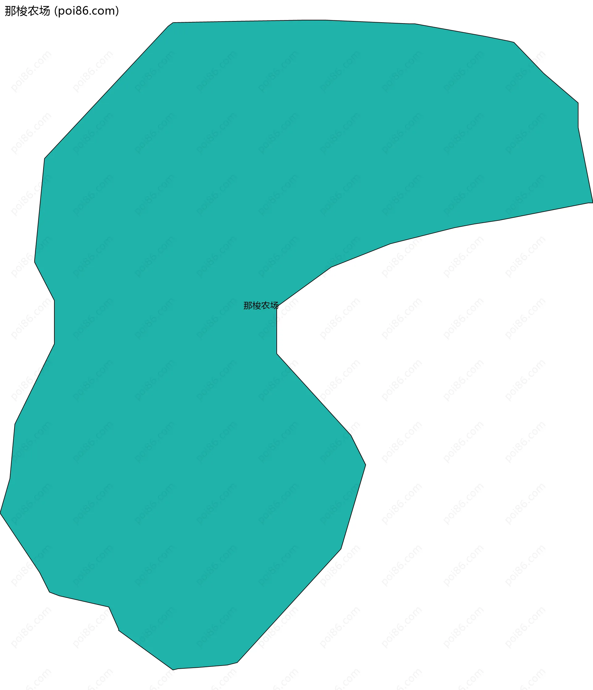 那梭农场边界地图