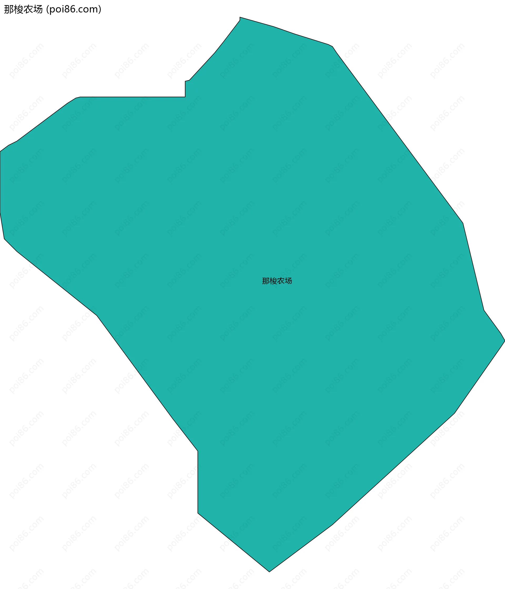 那梭农场边界地图