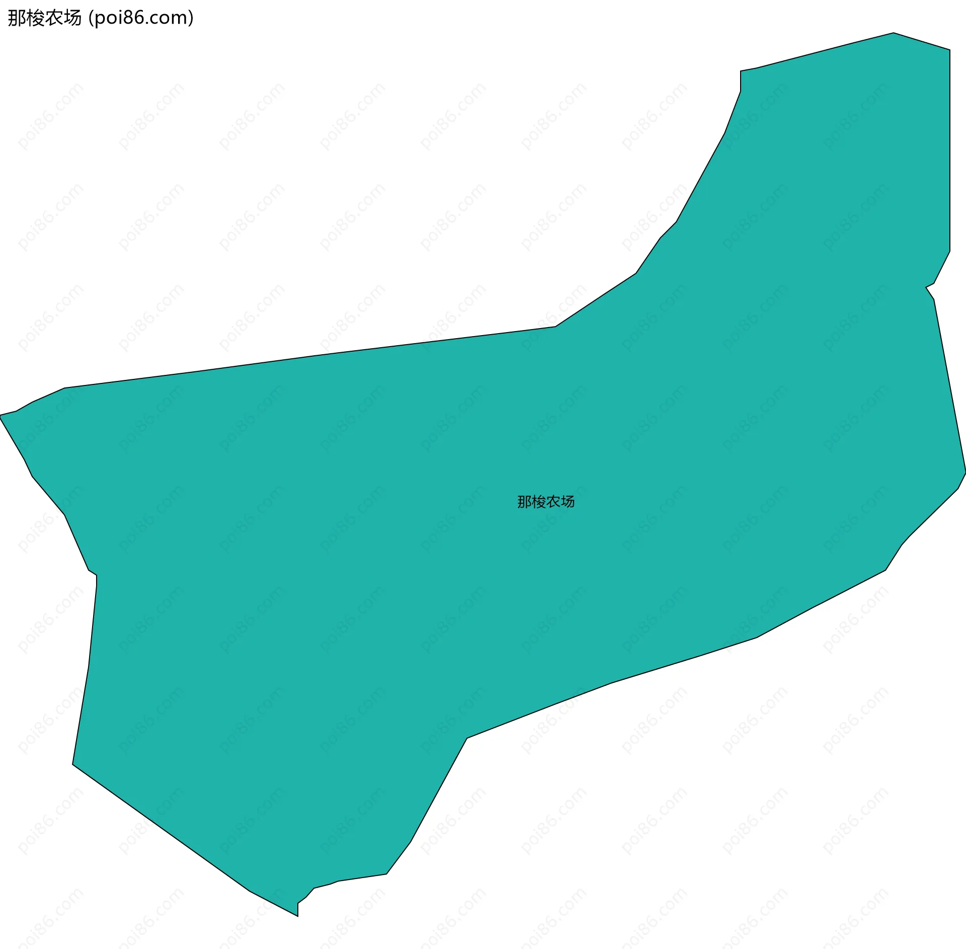 那梭农场边界地图