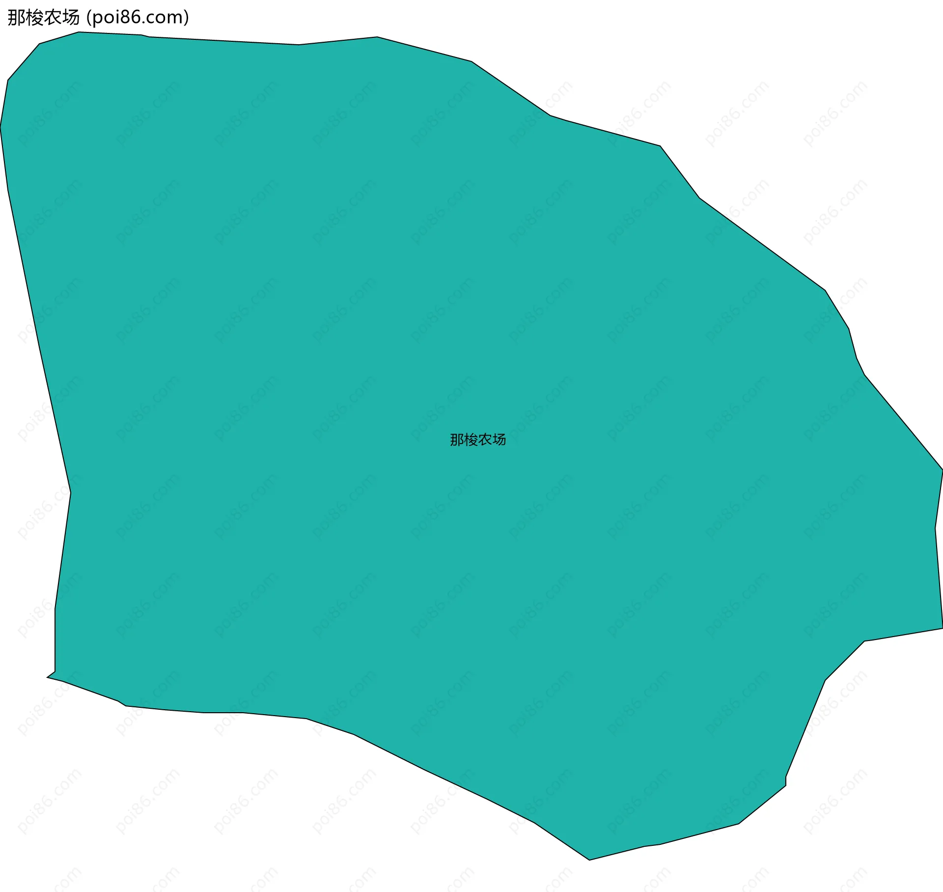 那梭农场边界地图