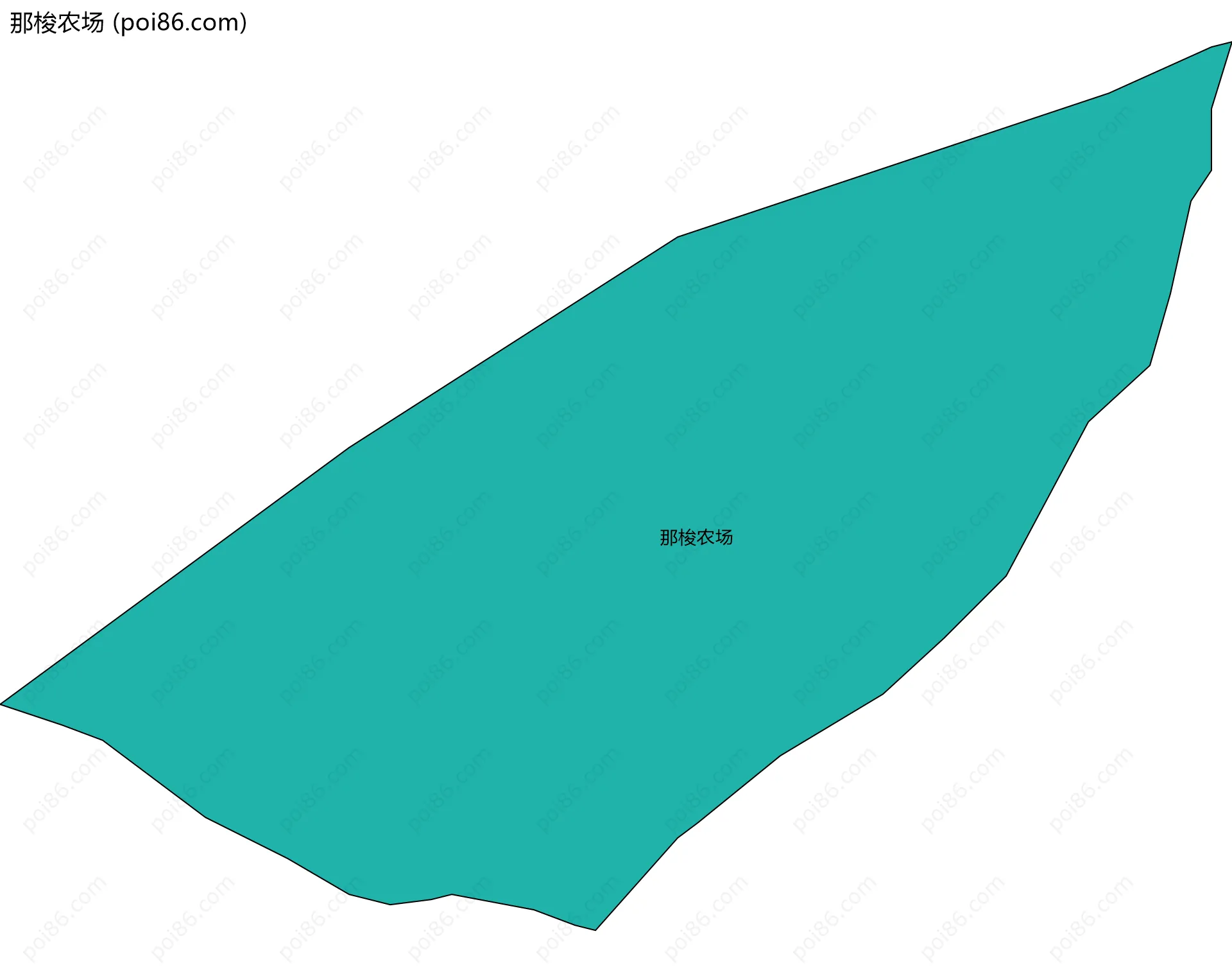 那梭农场边界地图
