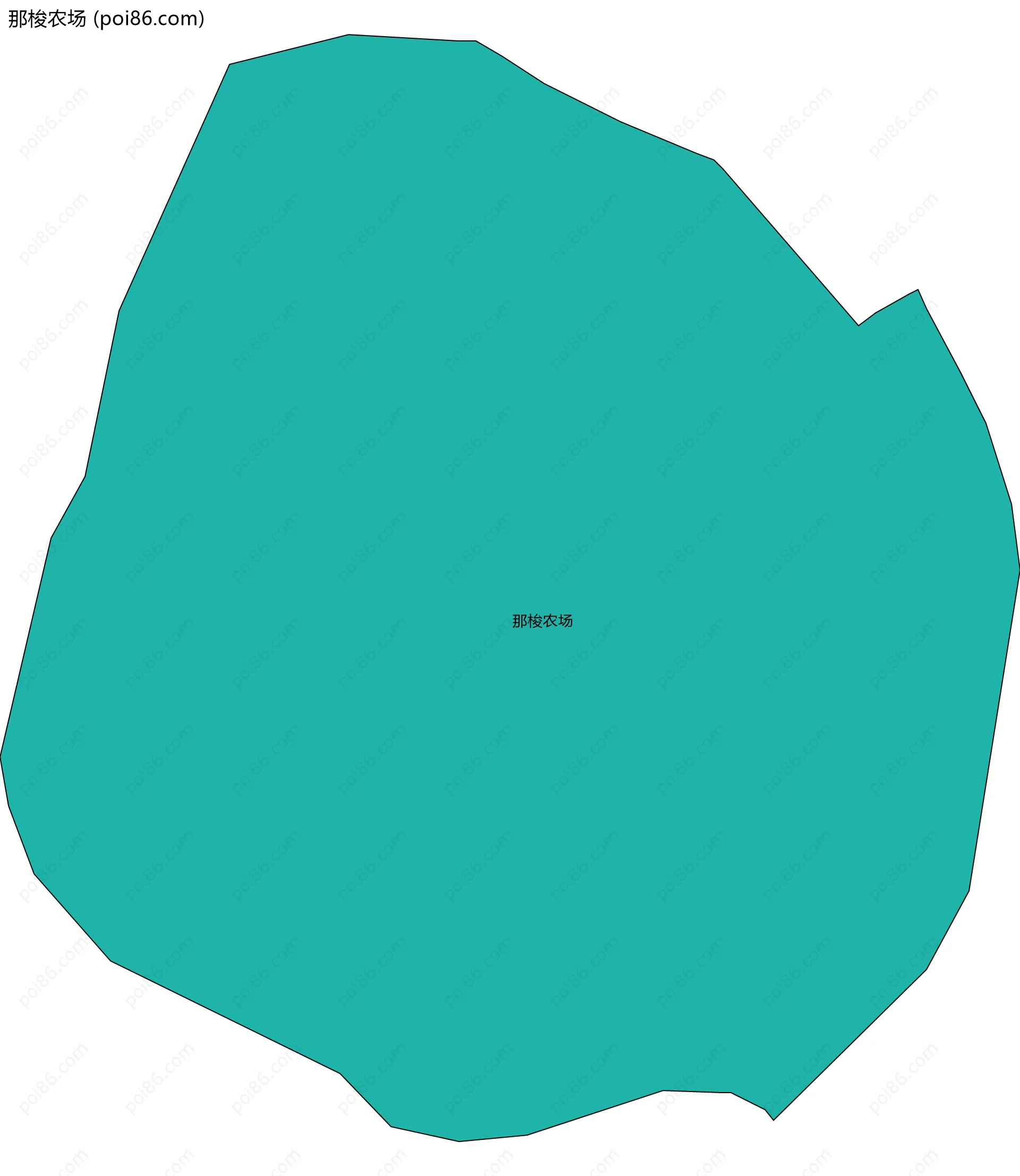 那梭农场边界地图