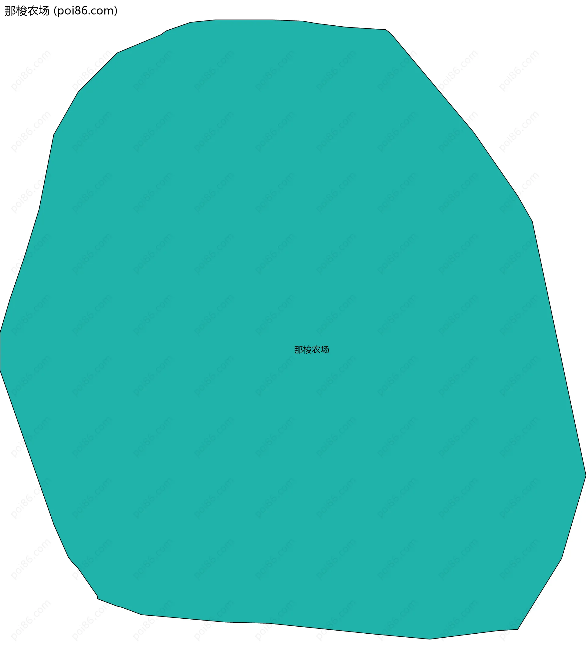 那梭农场边界地图