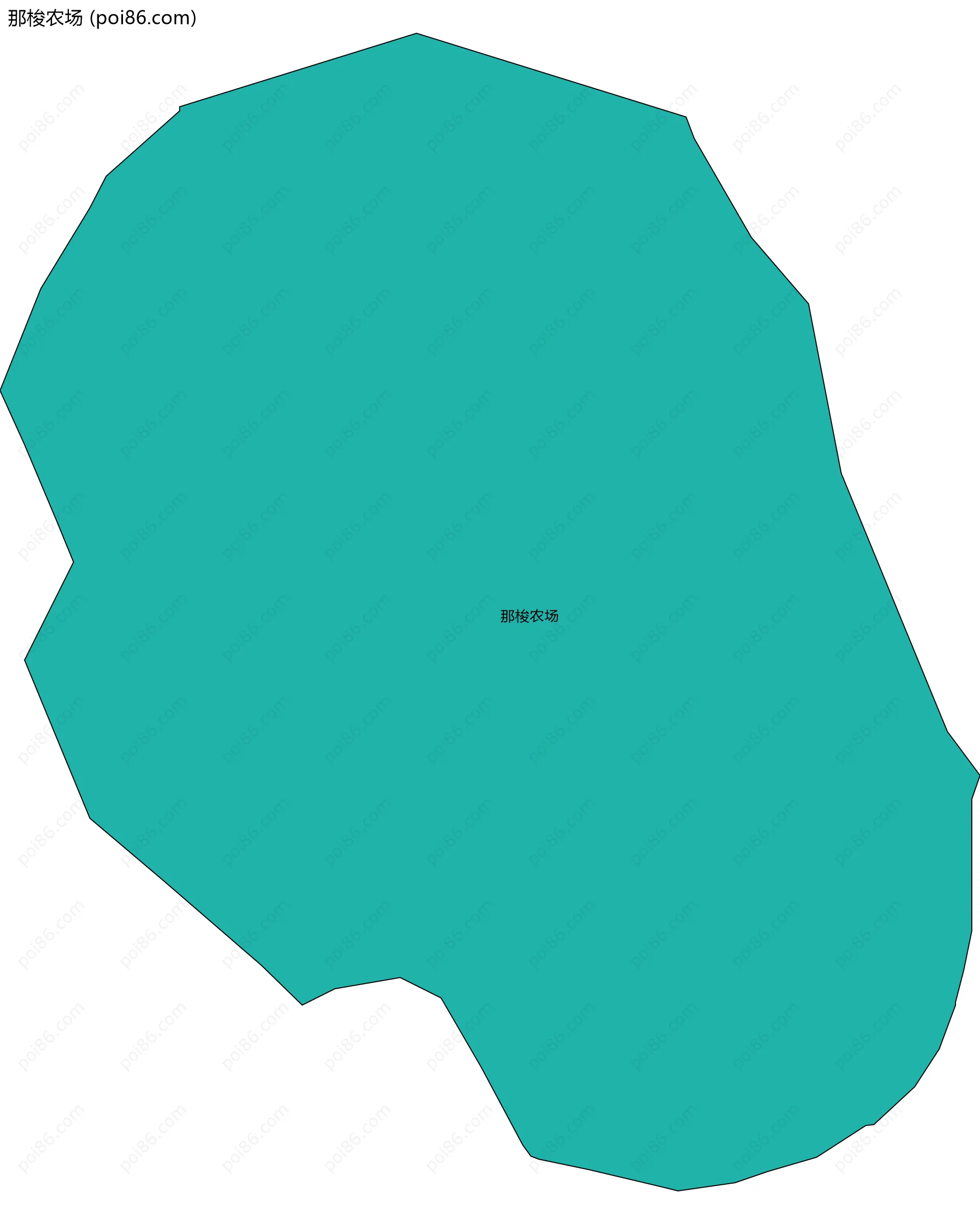 那梭农场边界地图