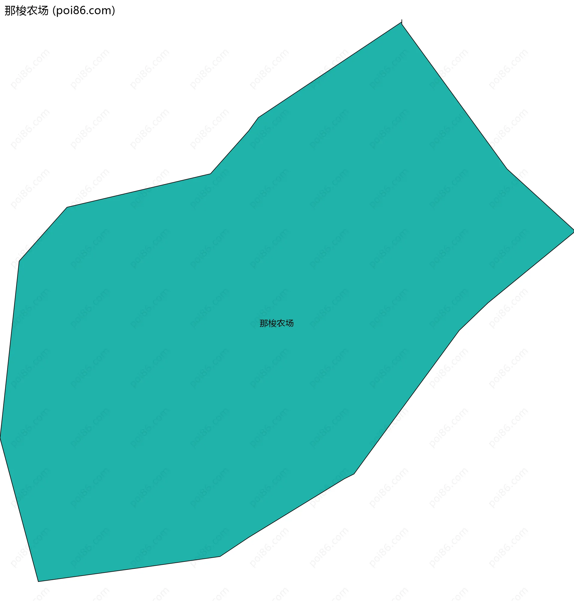 那梭农场边界地图