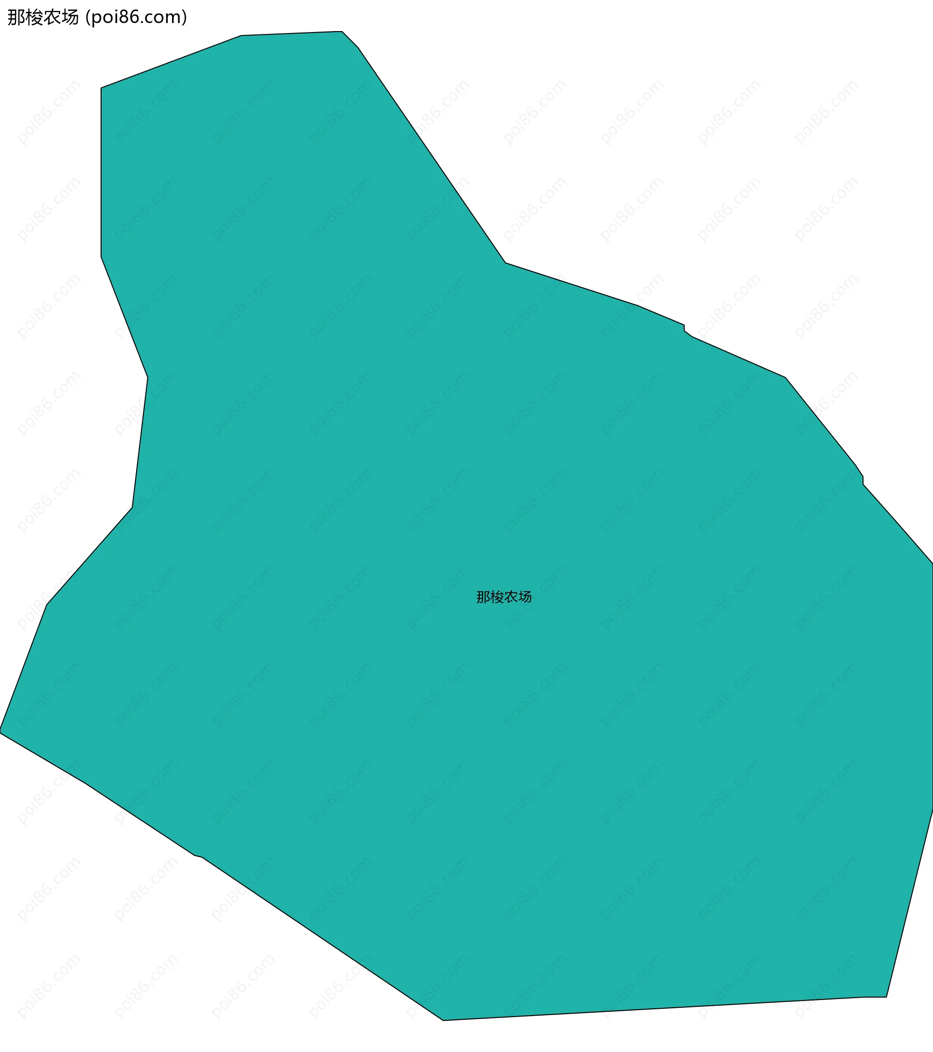 那梭农场边界地图