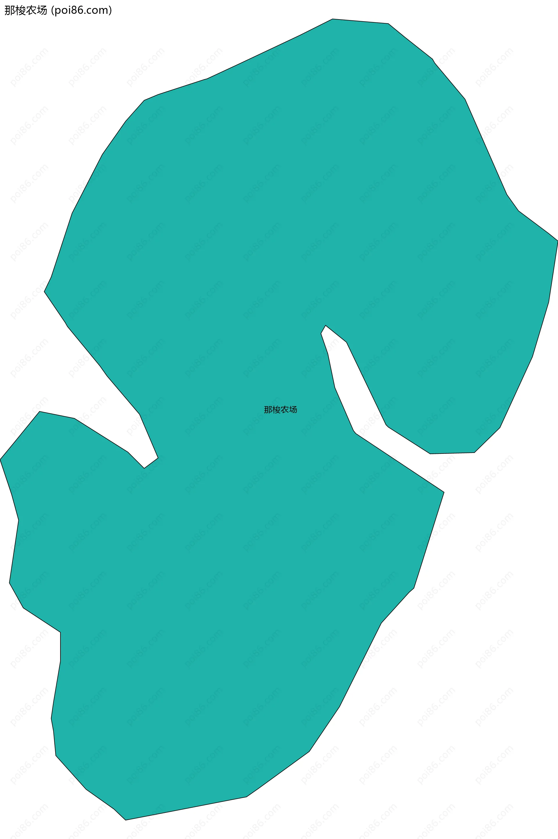 那梭农场边界地图