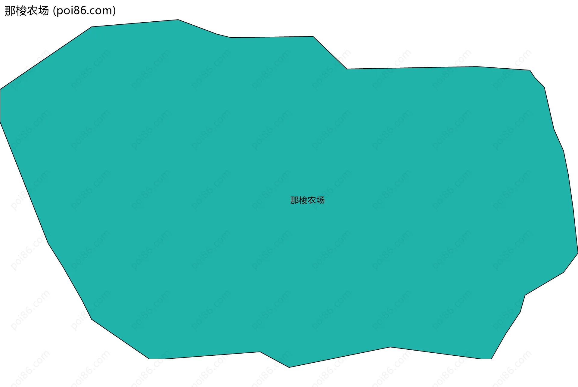 那梭农场边界地图