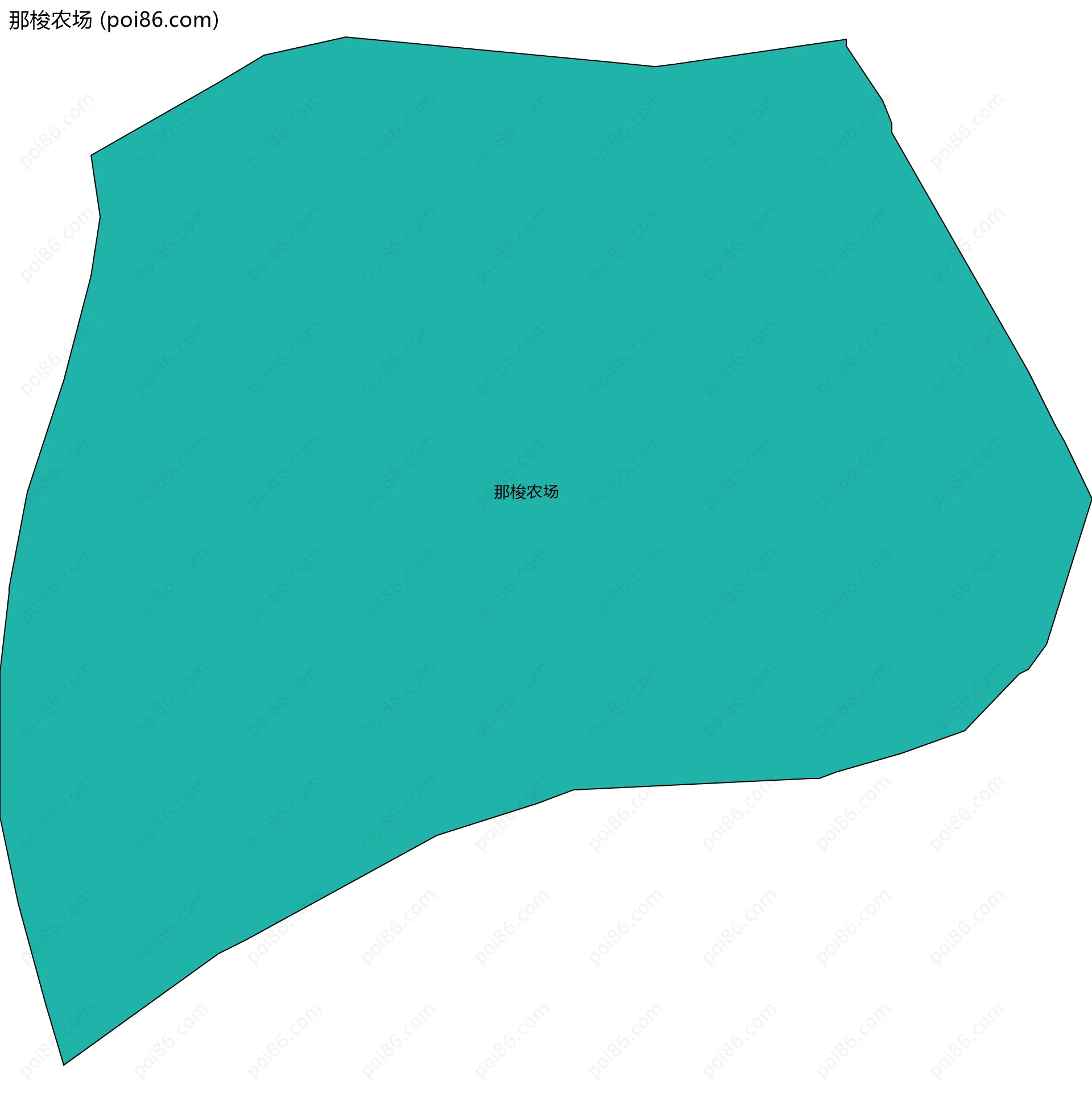 那梭农场边界地图