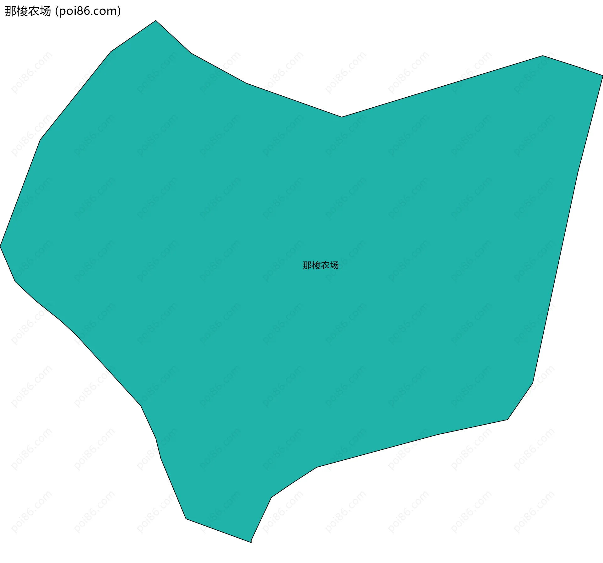 那梭农场边界地图