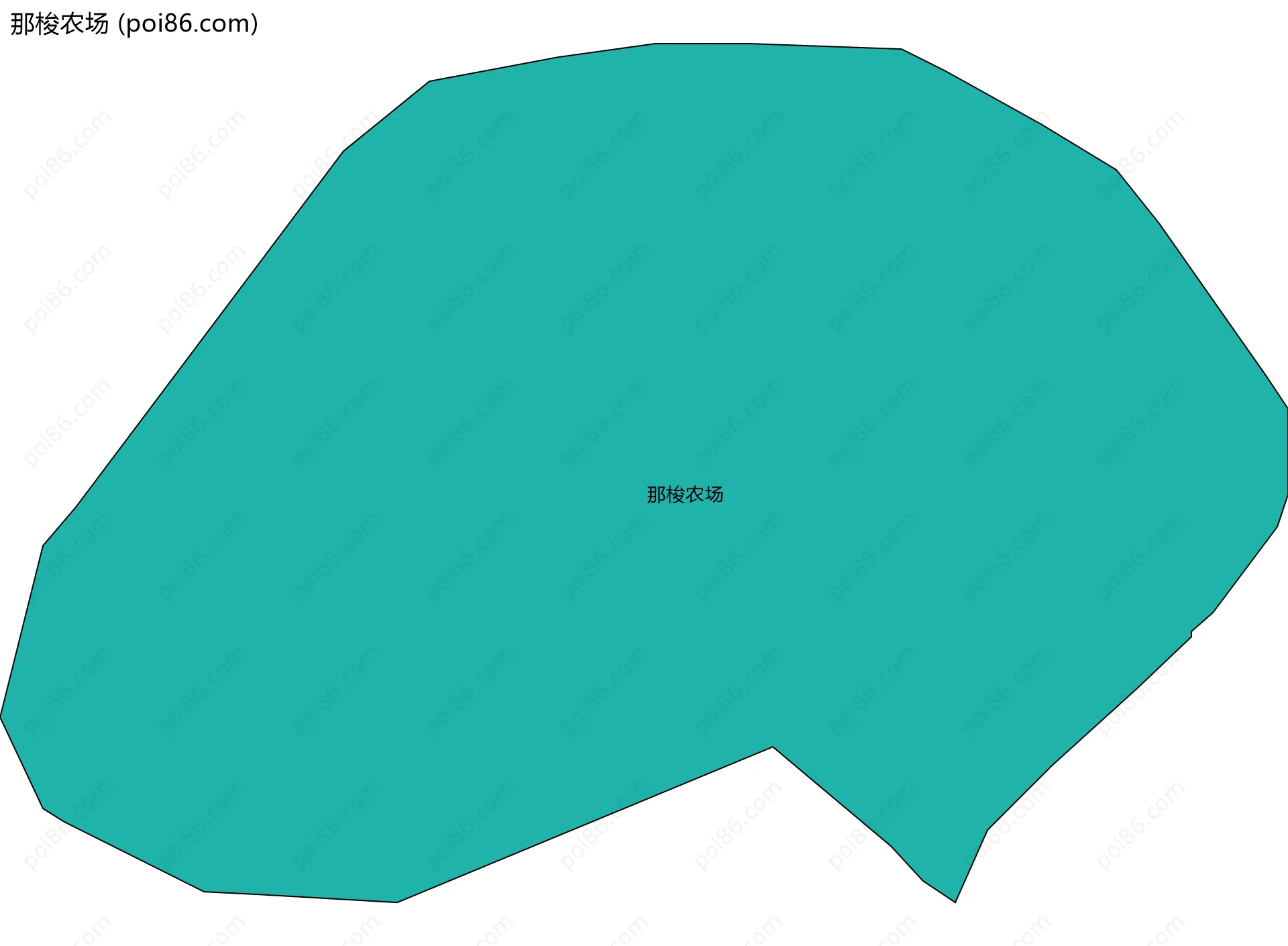 那梭农场边界地图