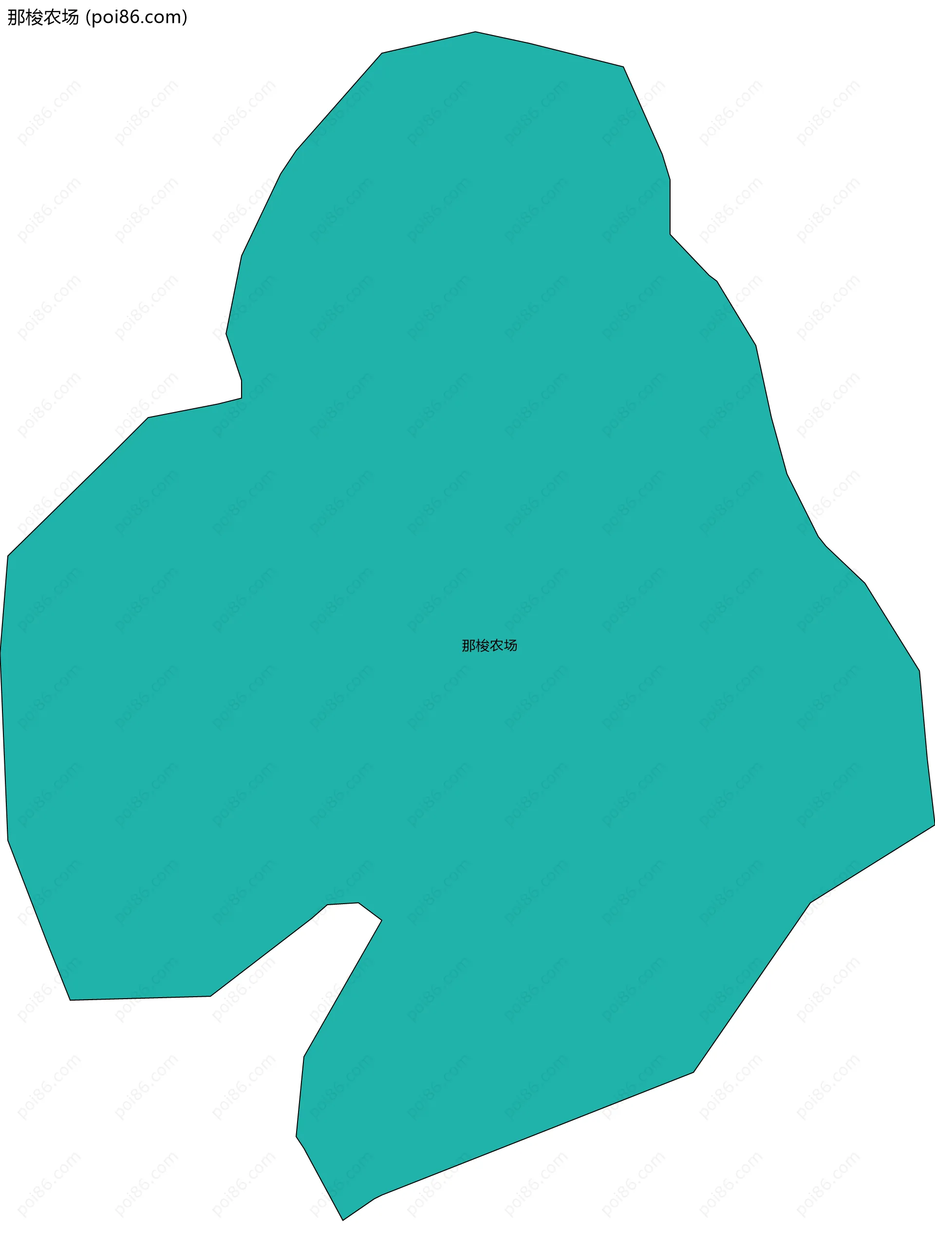 那梭农场边界地图