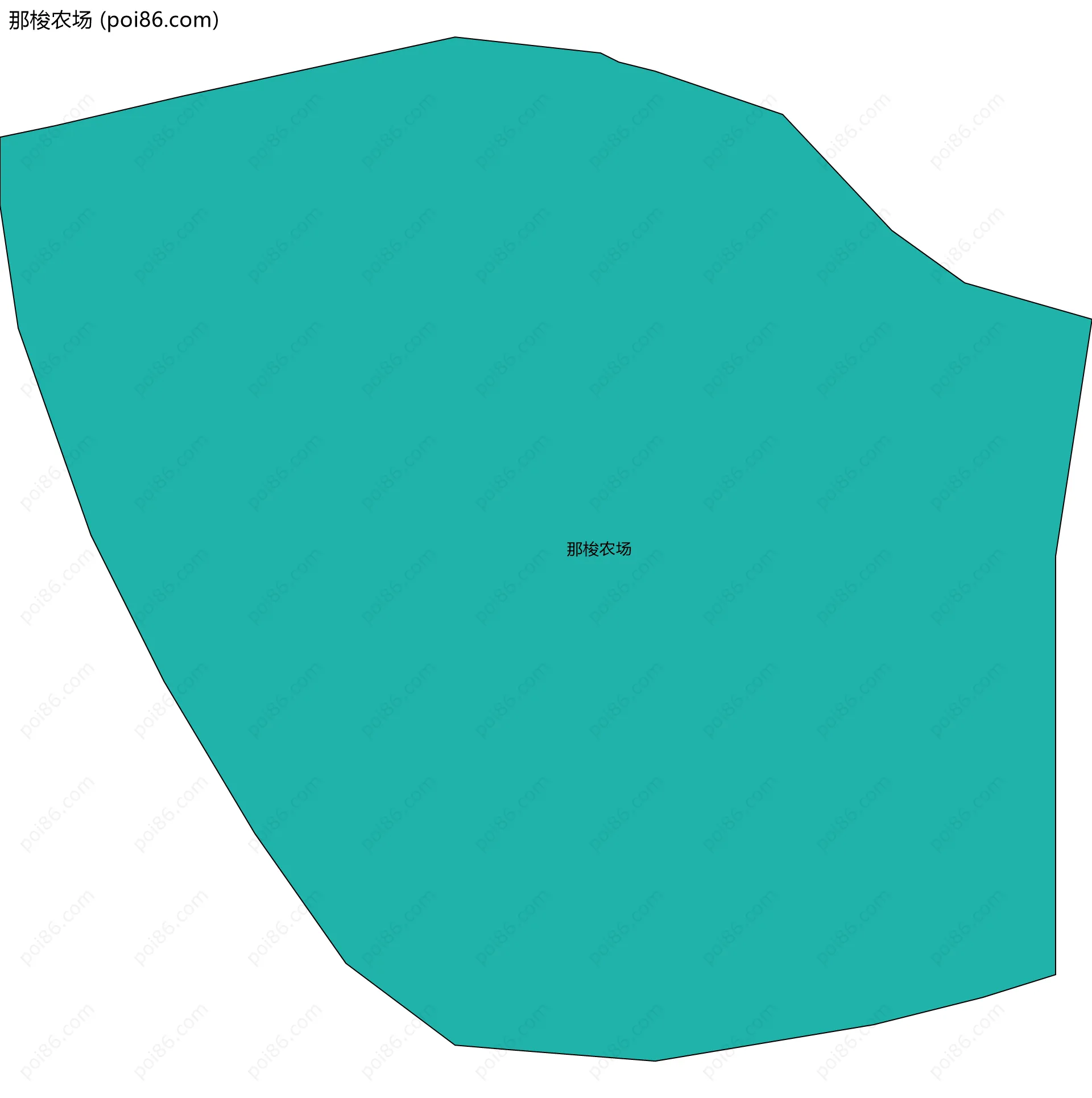 那梭农场边界地图