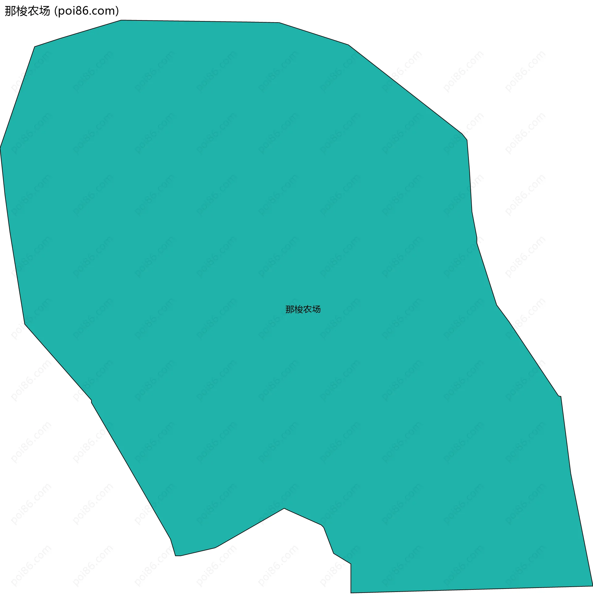 那梭农场边界地图