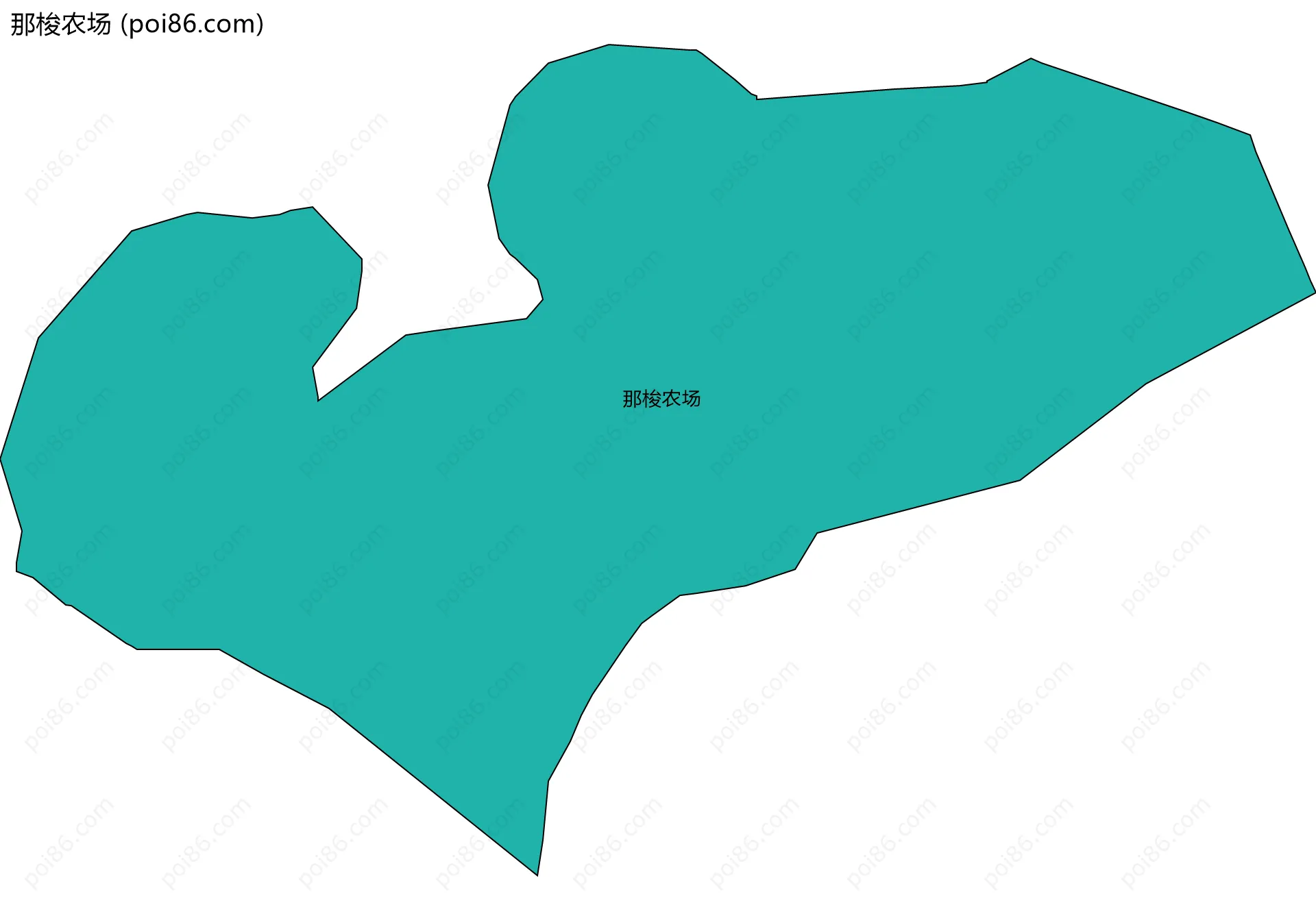 那梭农场边界地图