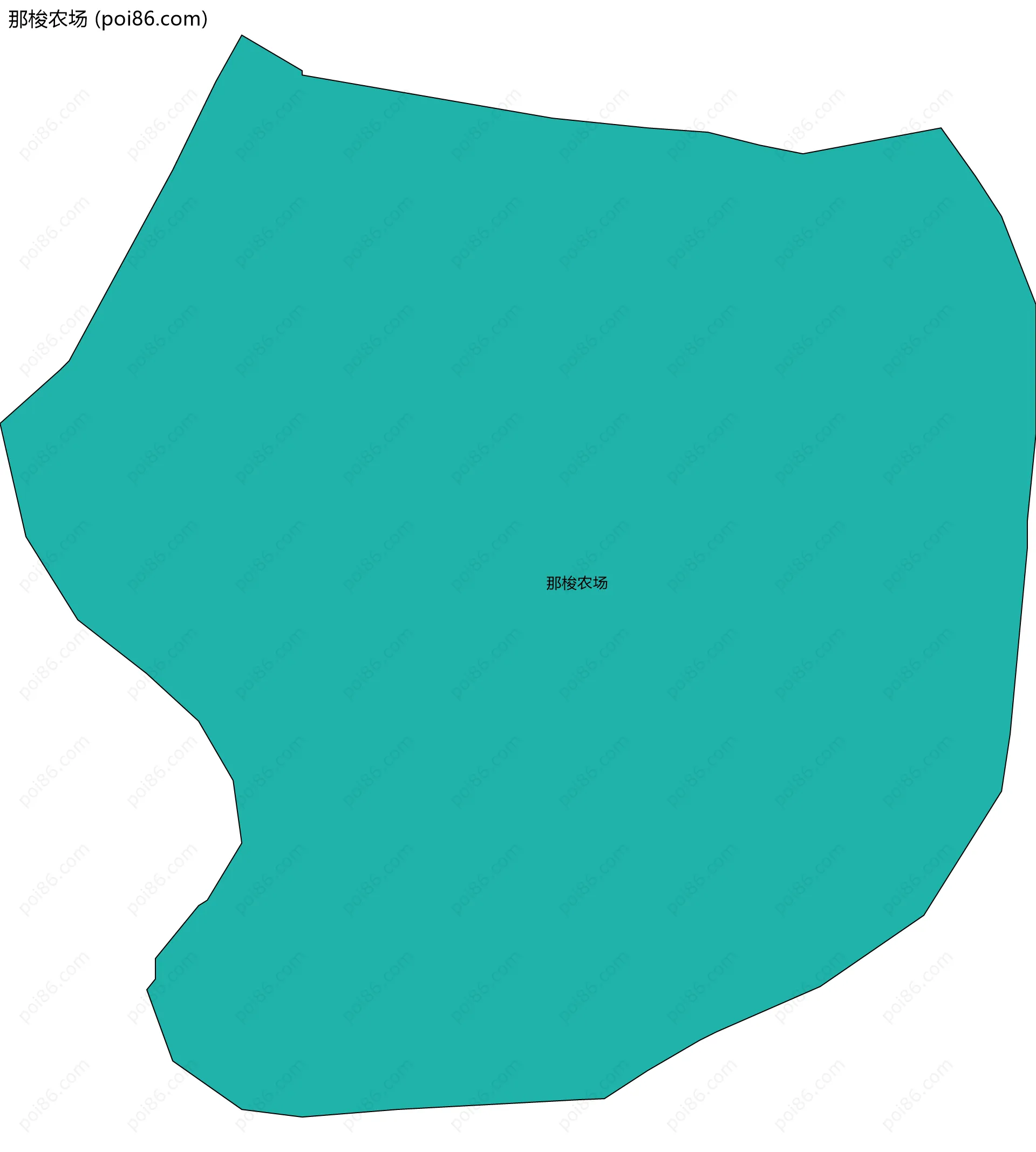 那梭农场边界地图