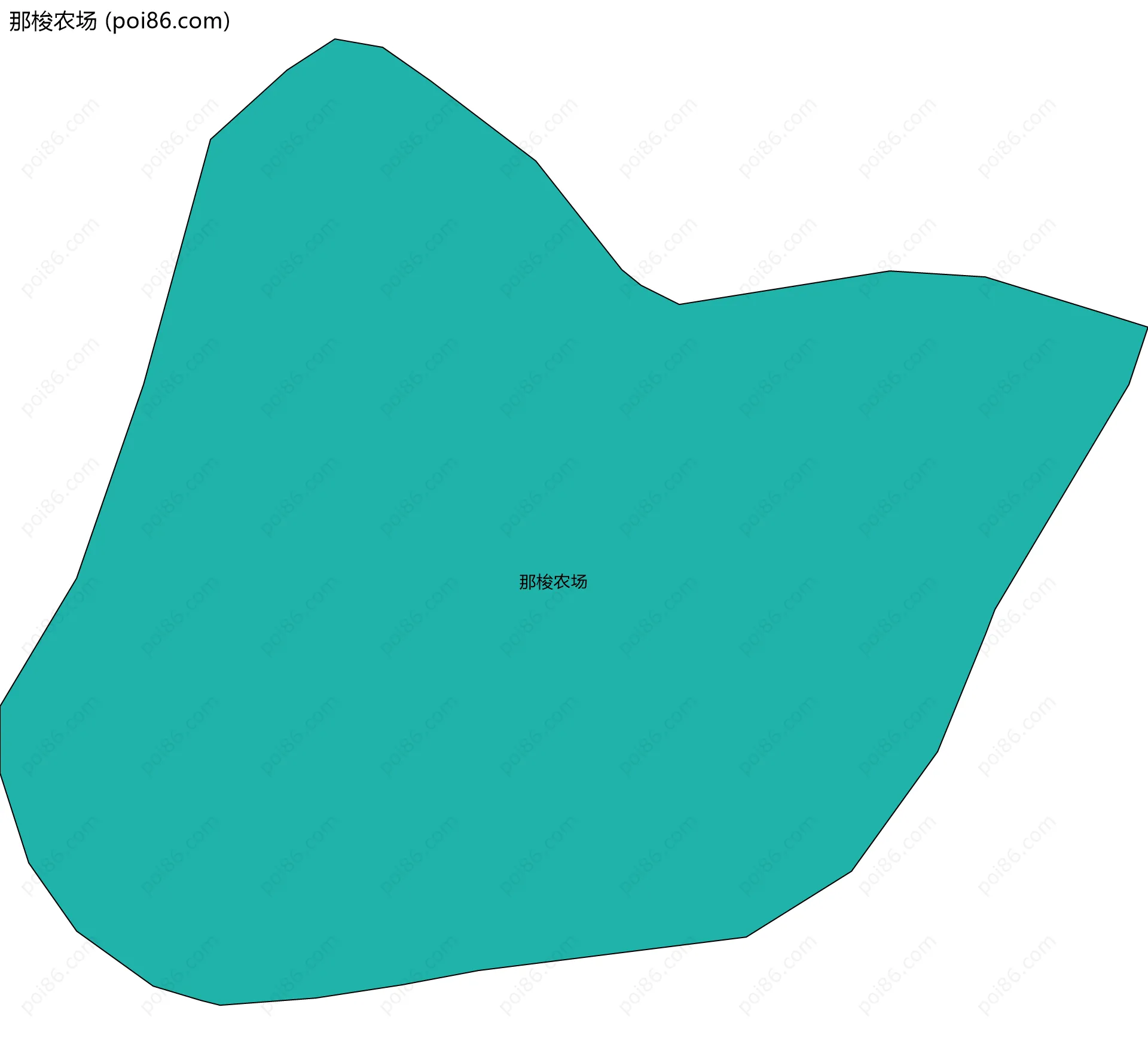 那梭农场边界地图
